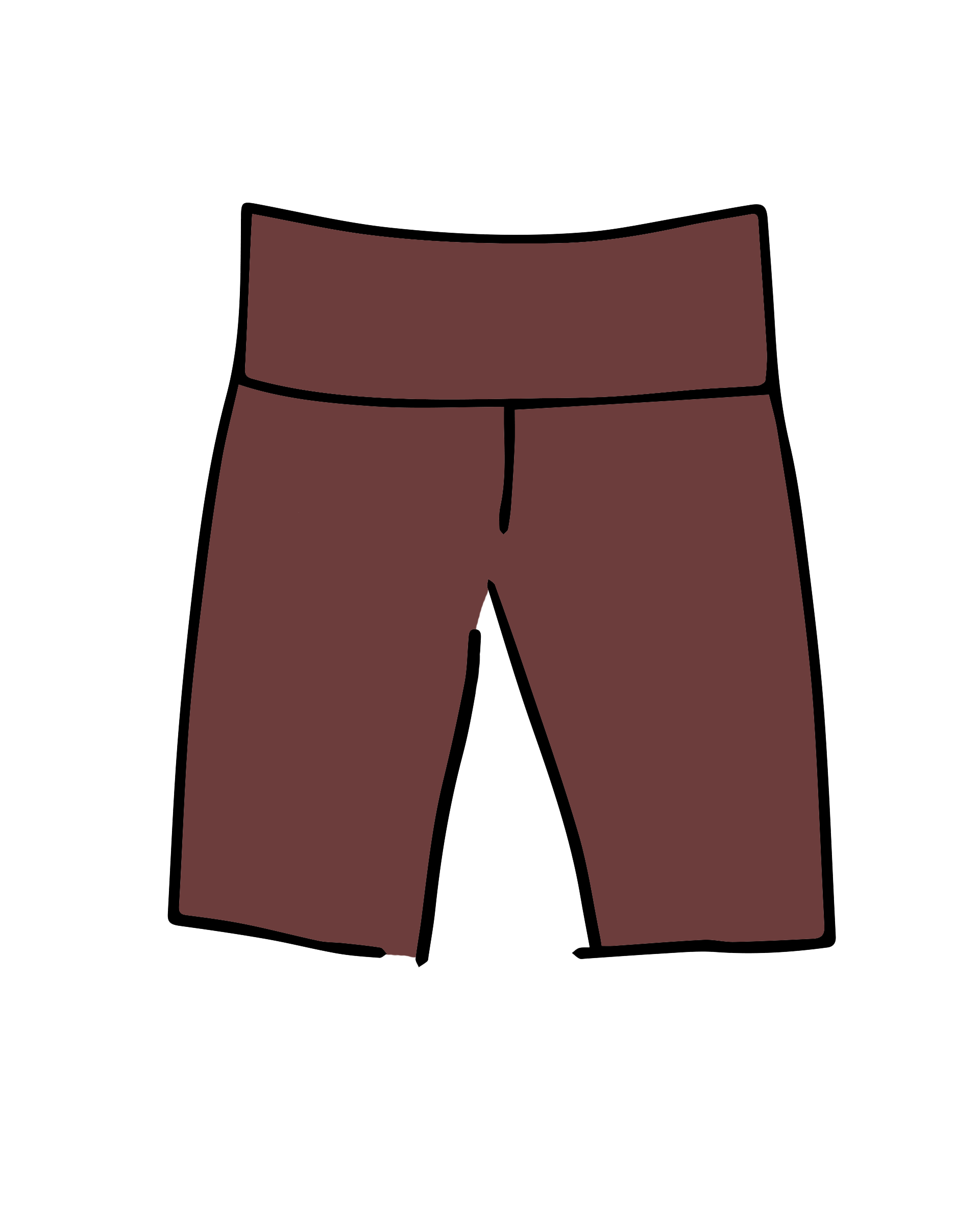 High Rise Shorts Chestnut, photo 1 of 8