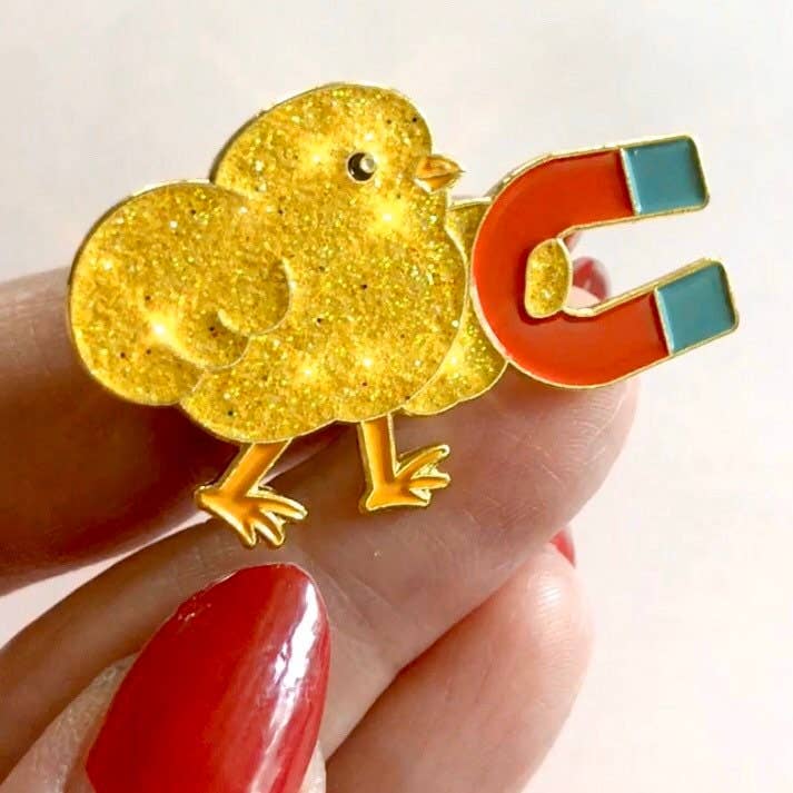 Chick Magnet pin, photo 4 of 4