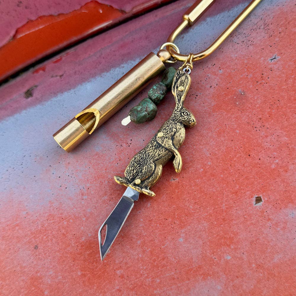Wild Hare Purse Charm, photo 3 of 6