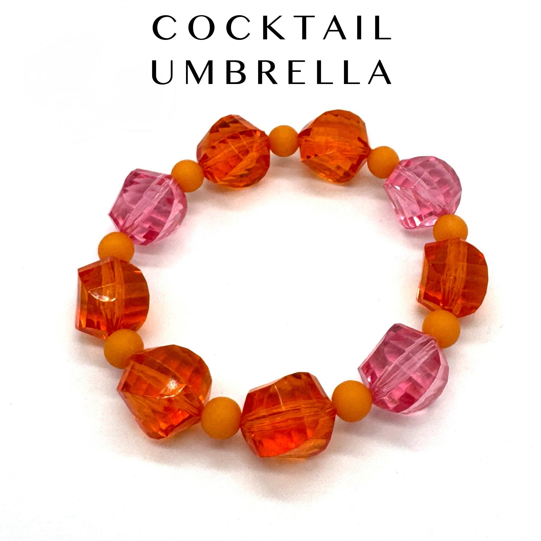 Bright Side Stack Bracelets Cocktail Umbrella