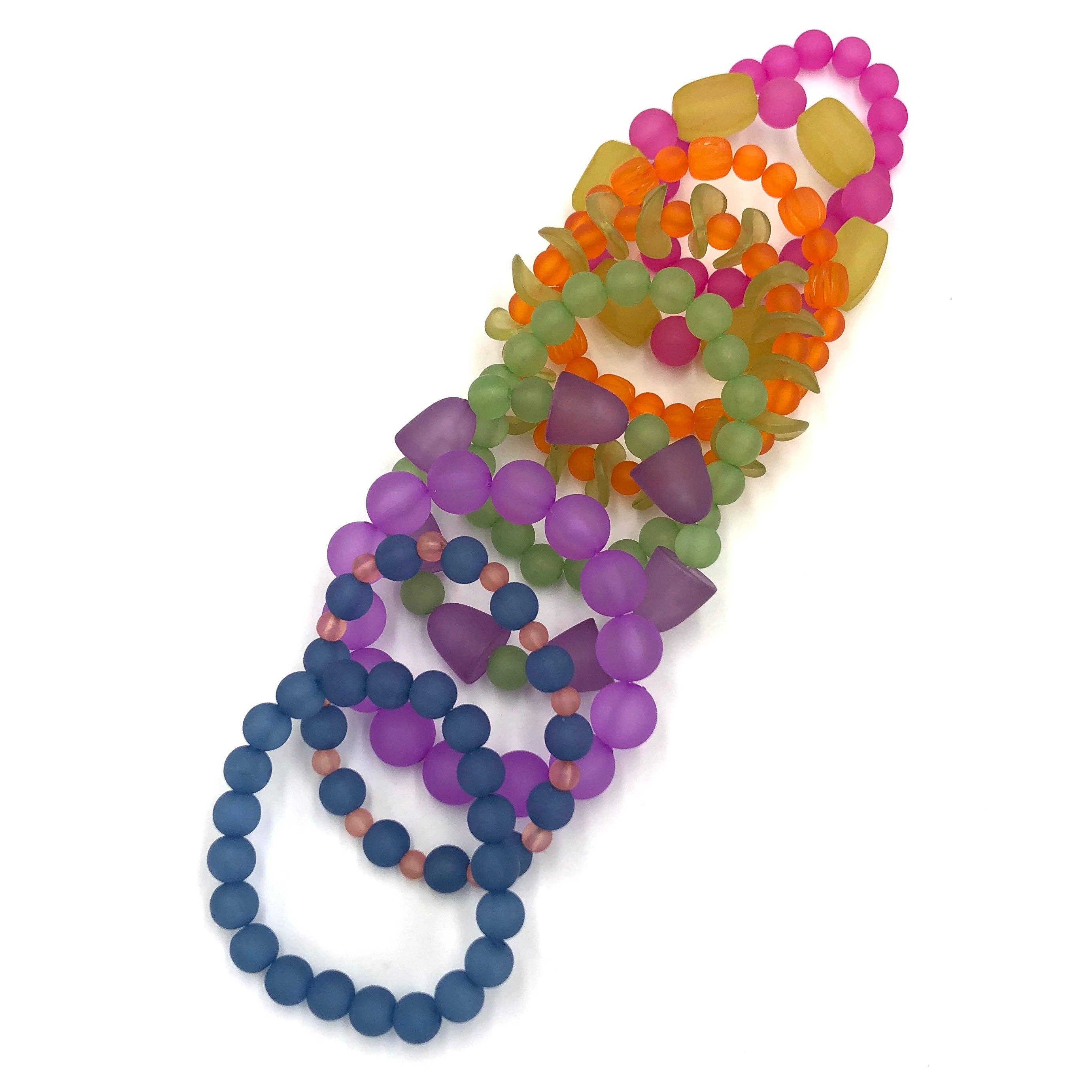 Frosted Stack Bracelet Violet, photo 2 of 3