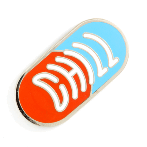 Chill Pill Enamel Pin