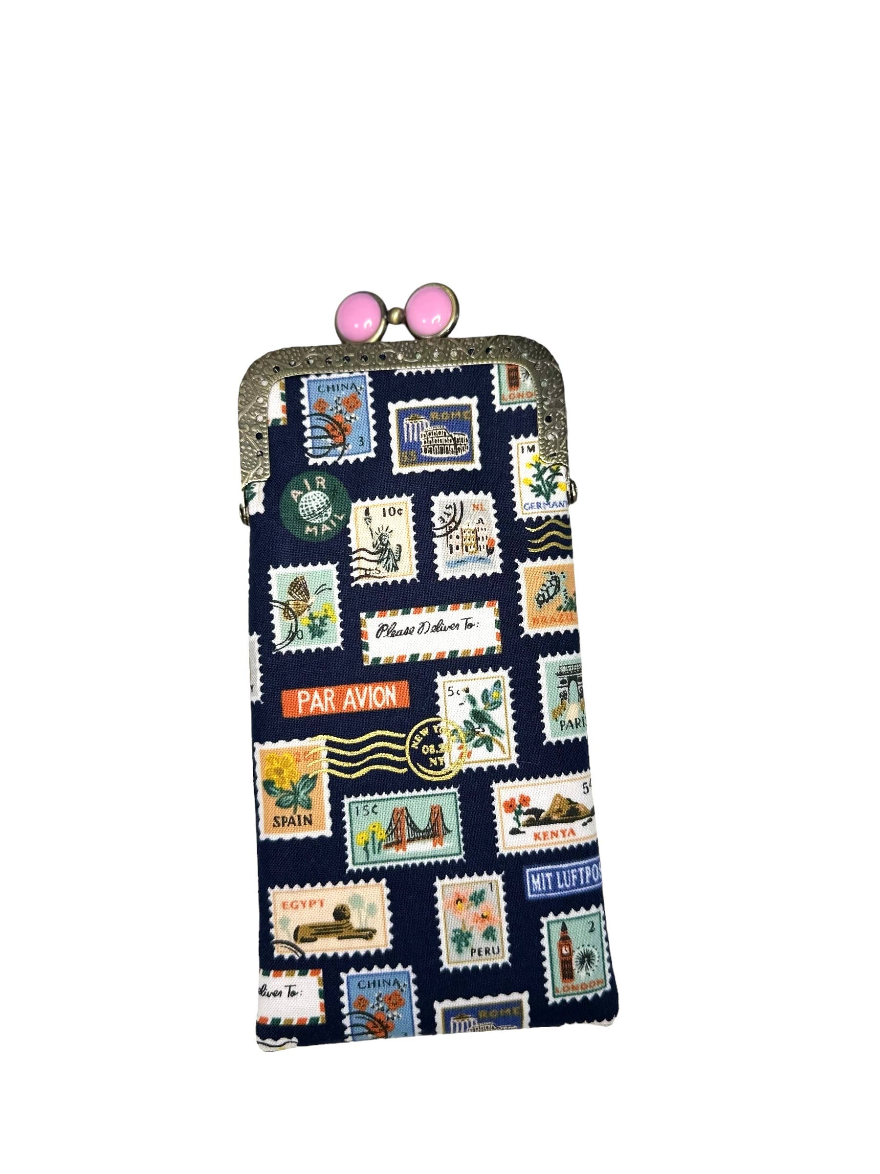 Eyeglass Case - Travel Stamps, photo 7 of 8