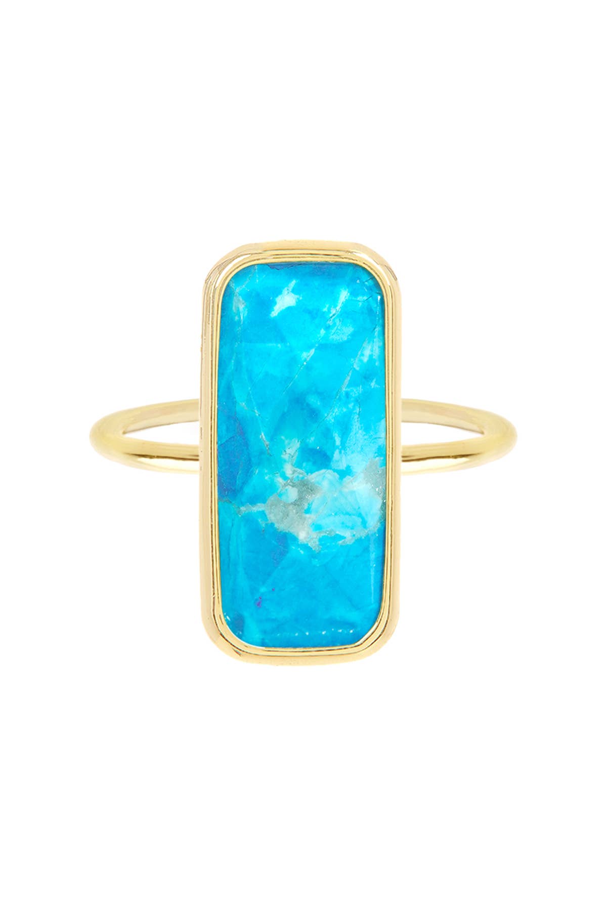Stabilized Turquoise Ring - size 7, photo 1 of 4