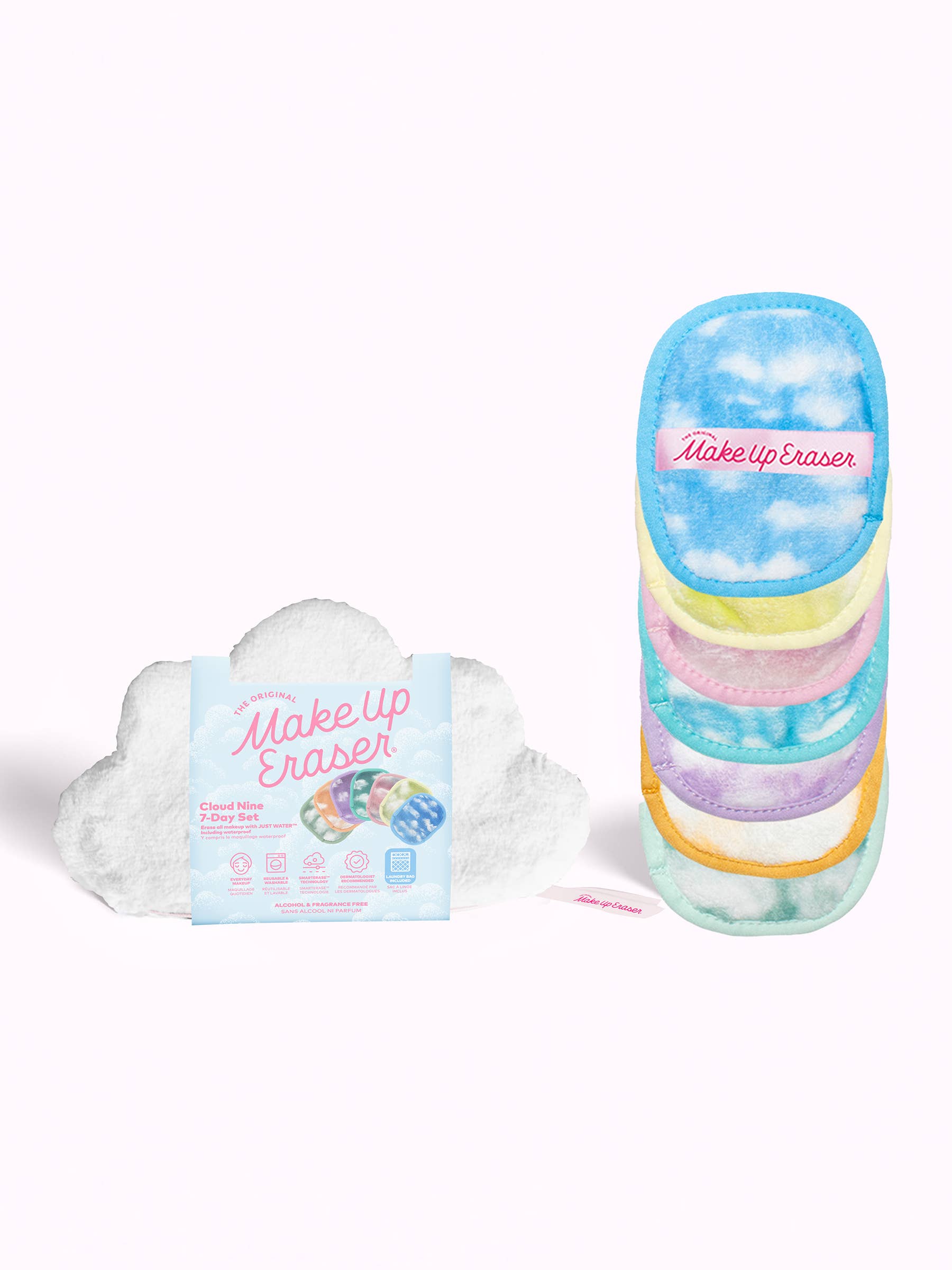 Cloud 9 MakeUp Eraser 7-Day Gift Set & Cosmetic Bag, photo 1 of 8