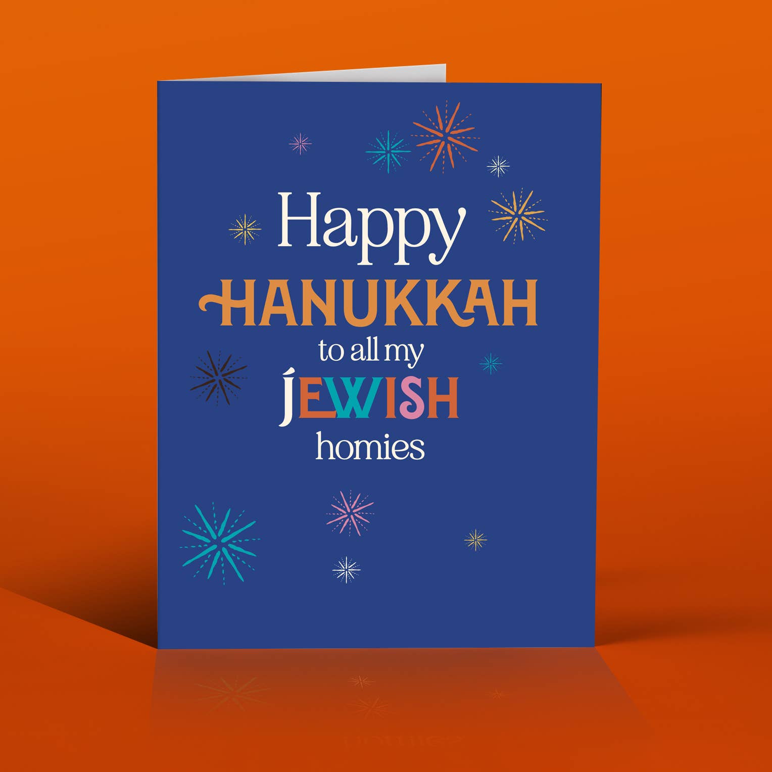 JEWISH HOMIES hanukkah holiday card, photo 1 of 4