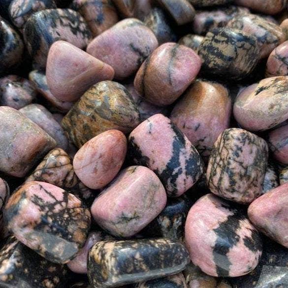 Rhodonite Tumbled Crystal, photo 1 of 2