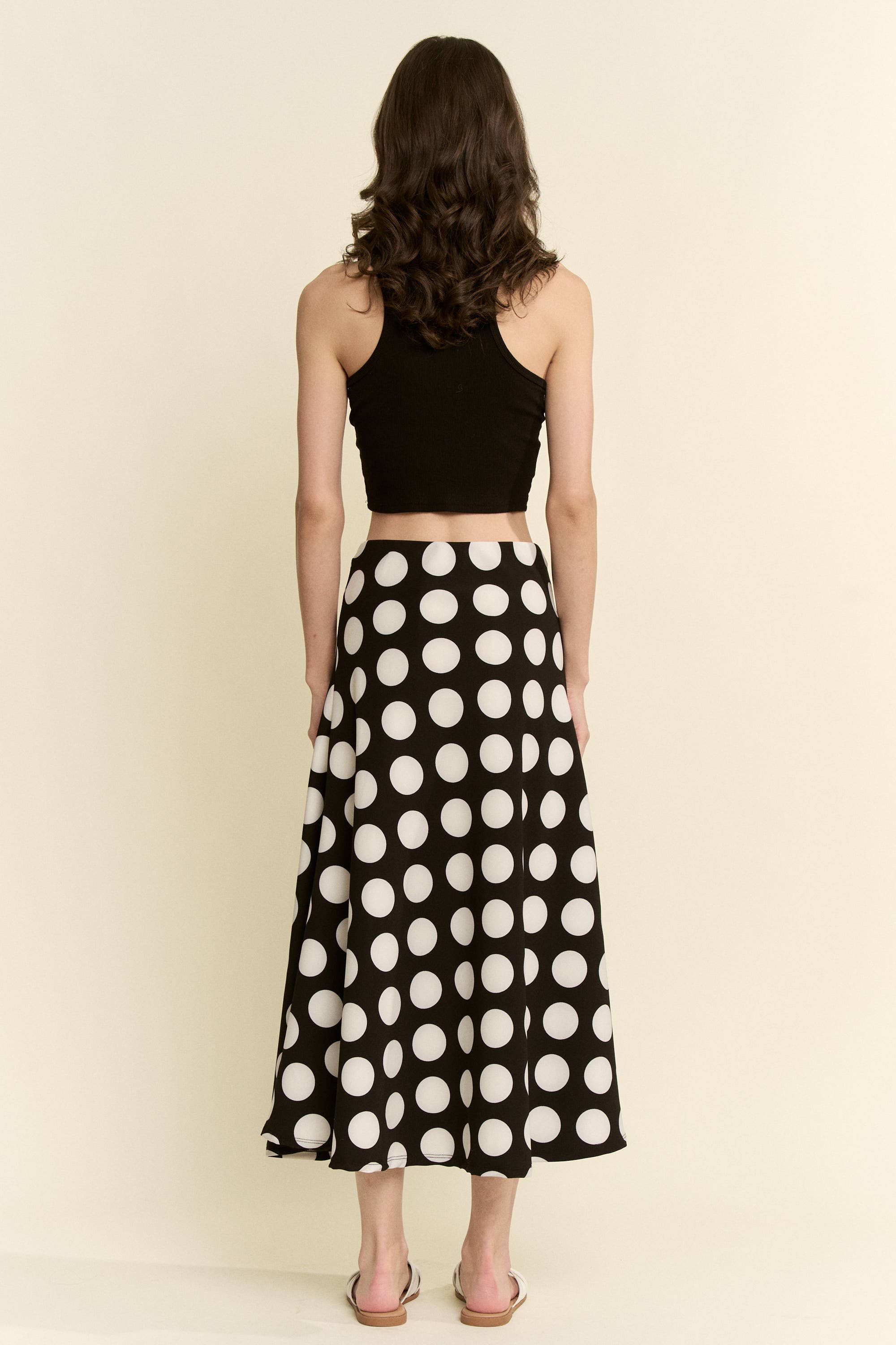 POLKA DOT MIDI SKIRT, photo 2 of 8