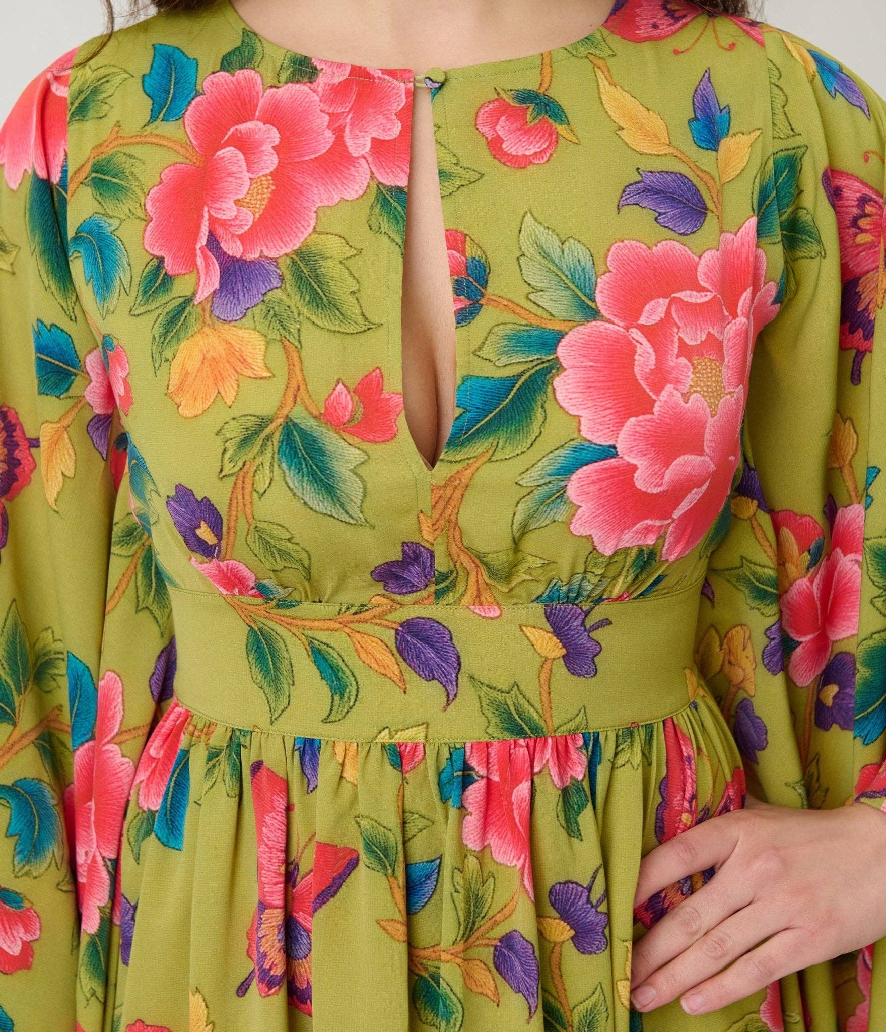 Butterfly Floral Caftan, photo 5 of 5