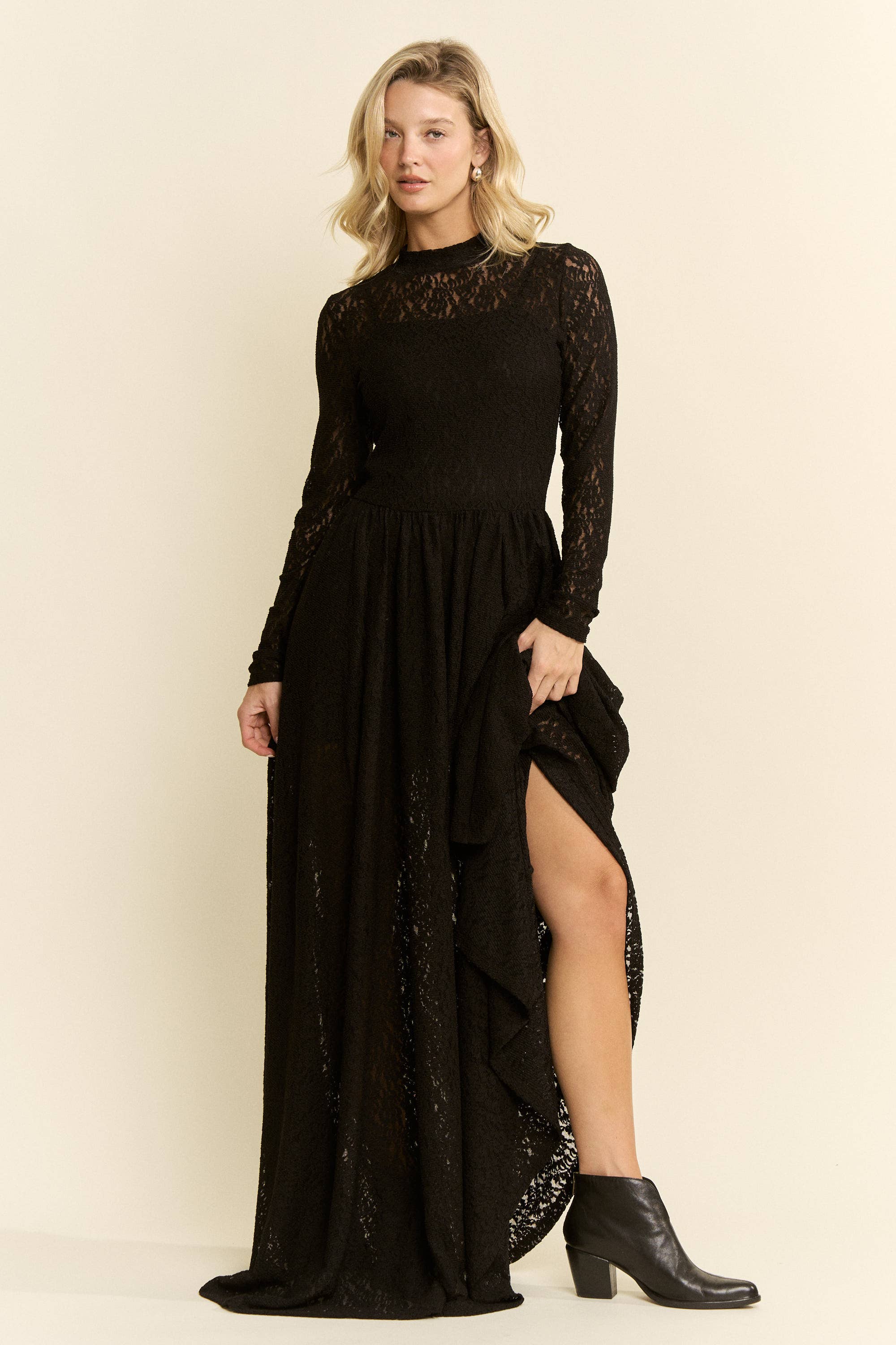LACE MAXI DRESS, photo 2 of 8