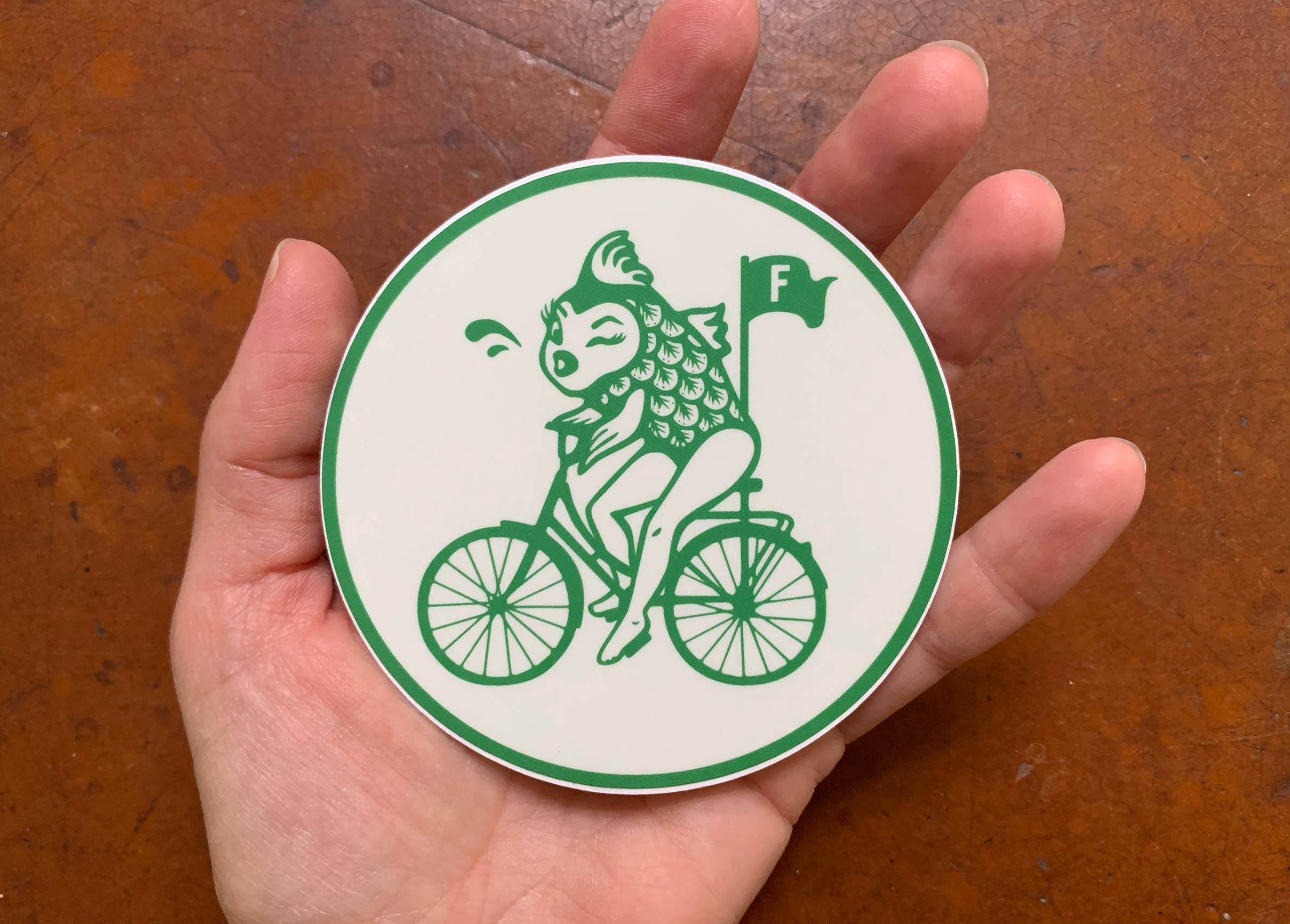 Fish Riding Bicycle, photo 3 of 5