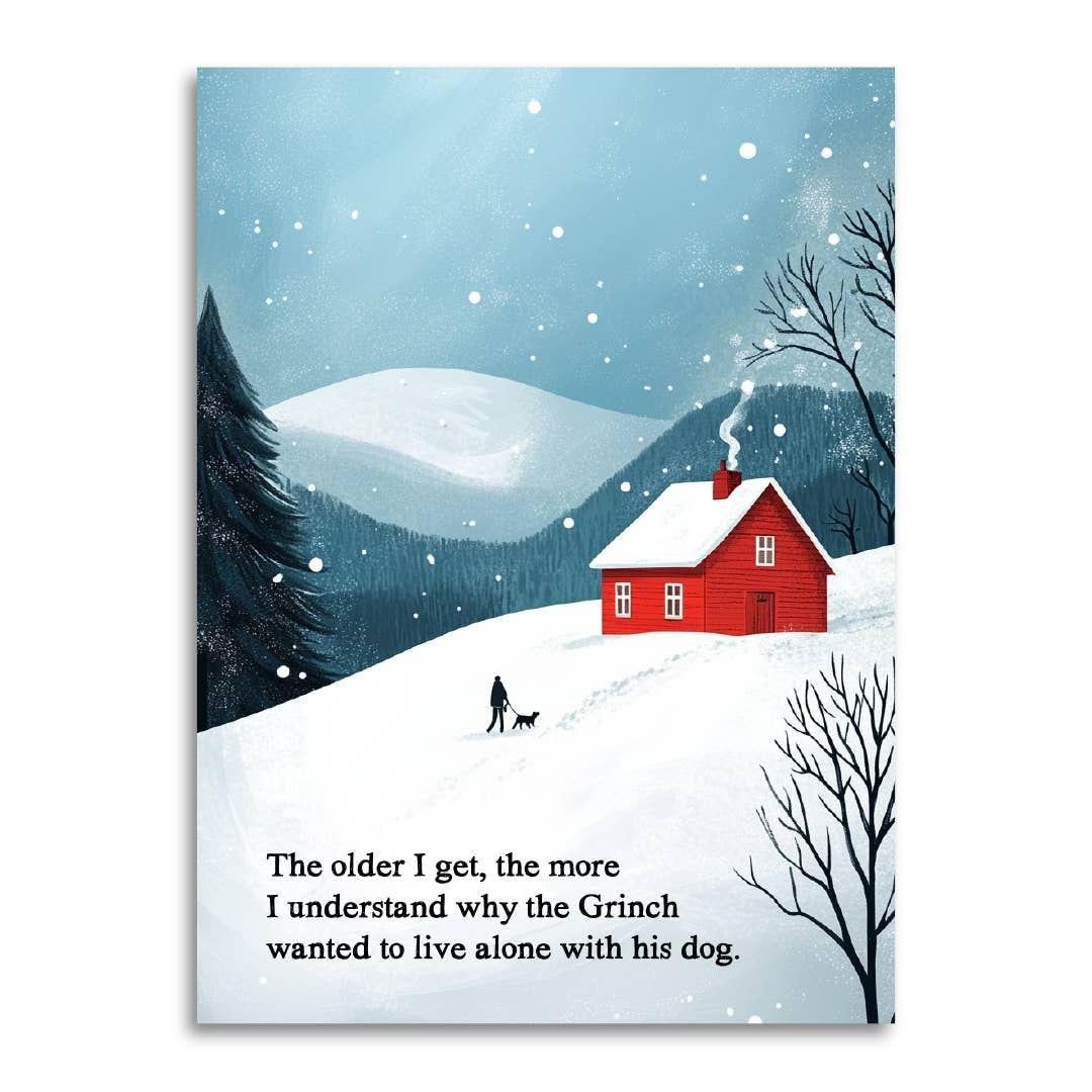 The Older I Get - Funny Dog Lover Christmas Card, photo 1 of 3