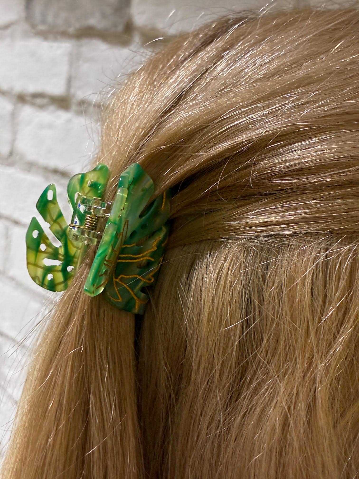 MINI MONSTERA HAIR CLAW, photo 7 of 7