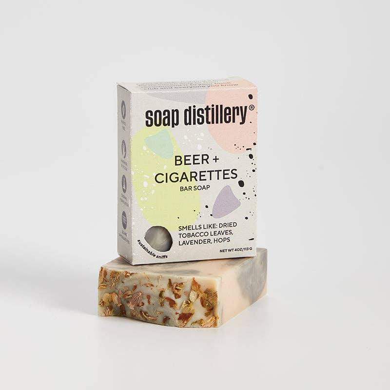 Beer + Cigarettes Bar Soap, photo 2 of 3