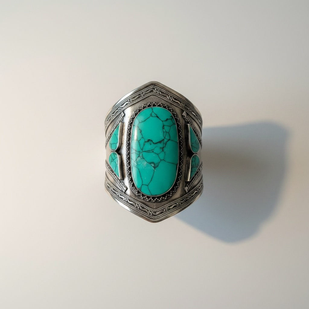 Stacking bracelet Silver turq, photo 1 of 4