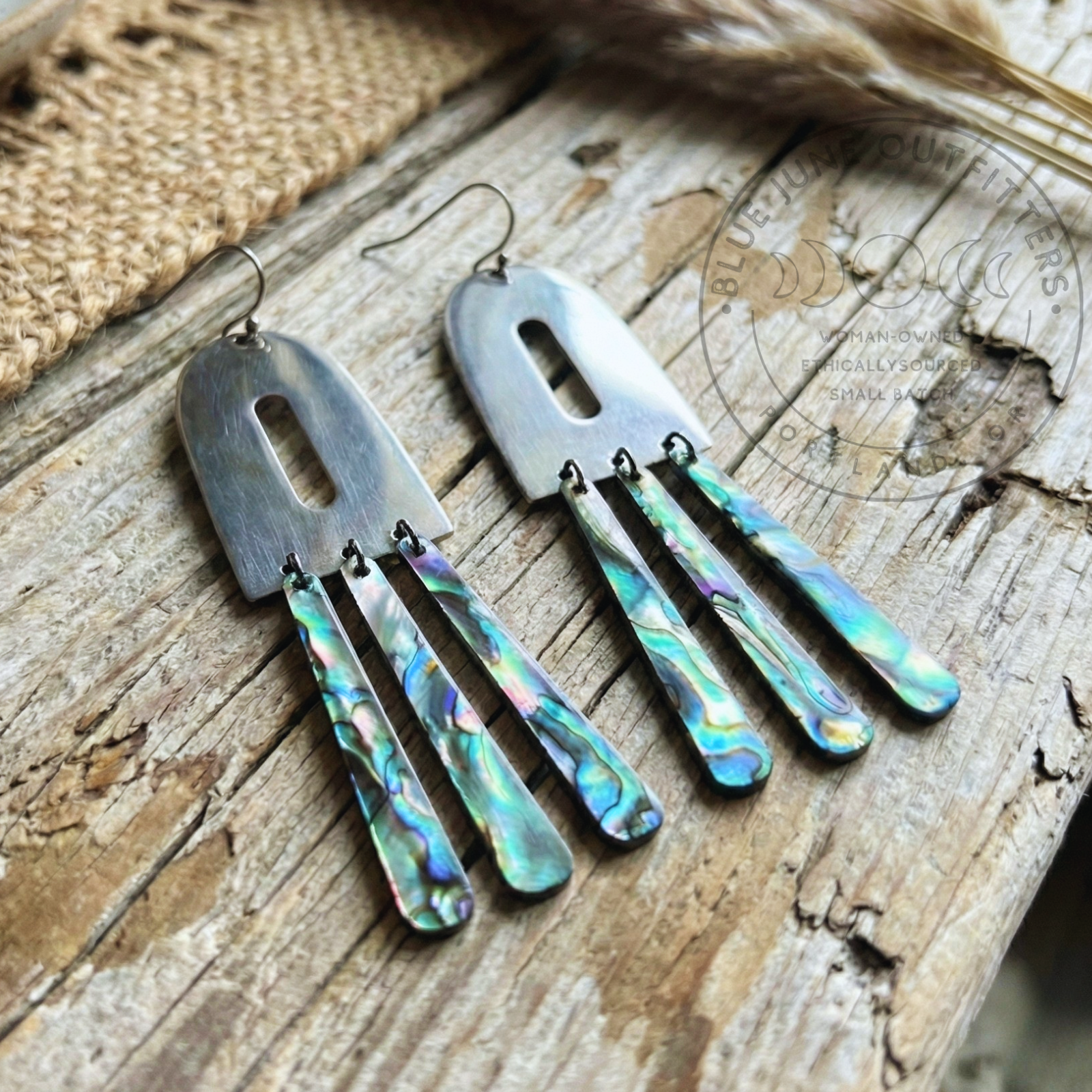 Abalone Shell Dangles, photo 1 of 2