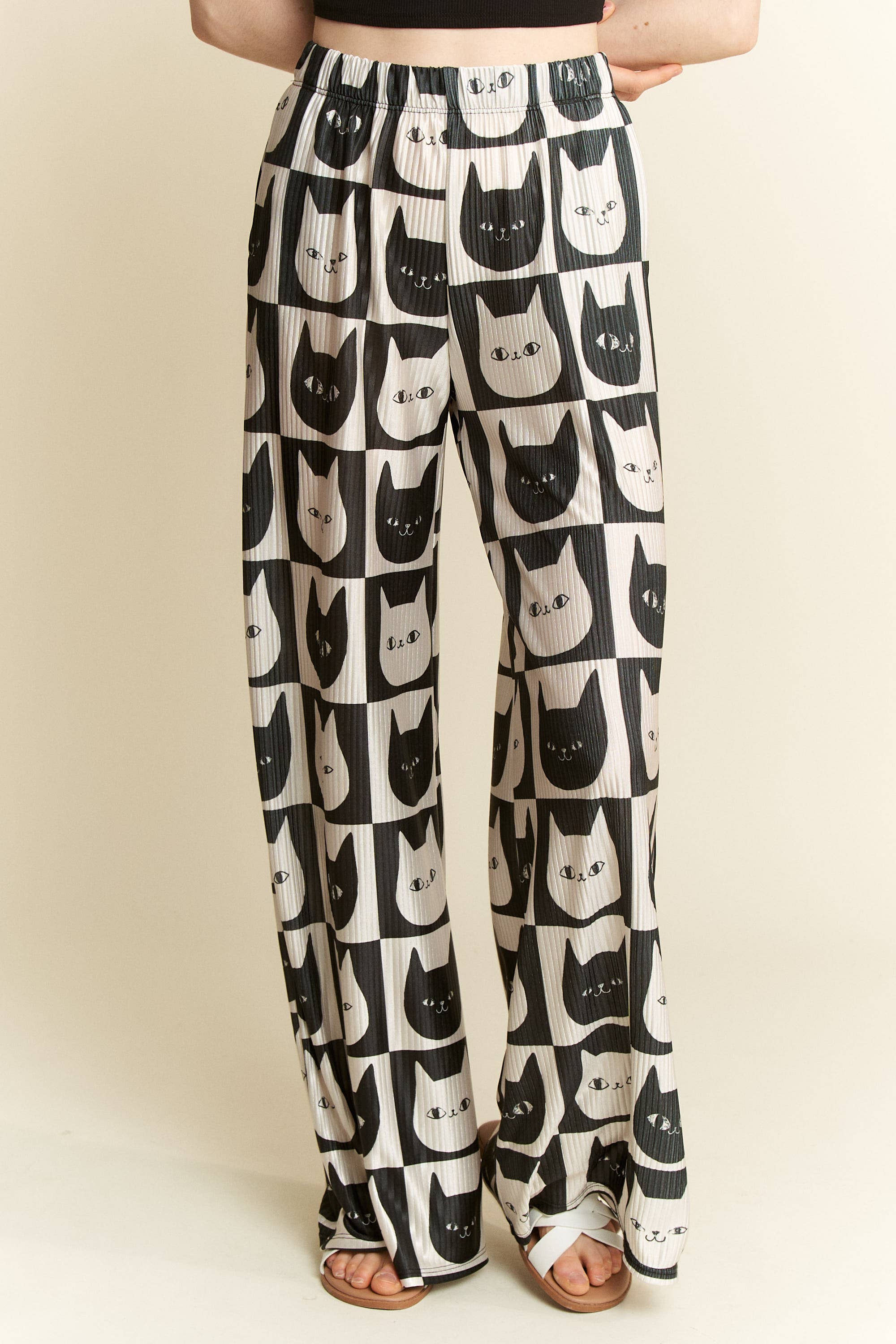 MID RISE STRAIGHT LEG SATIN PANTS, photo 6 of 8