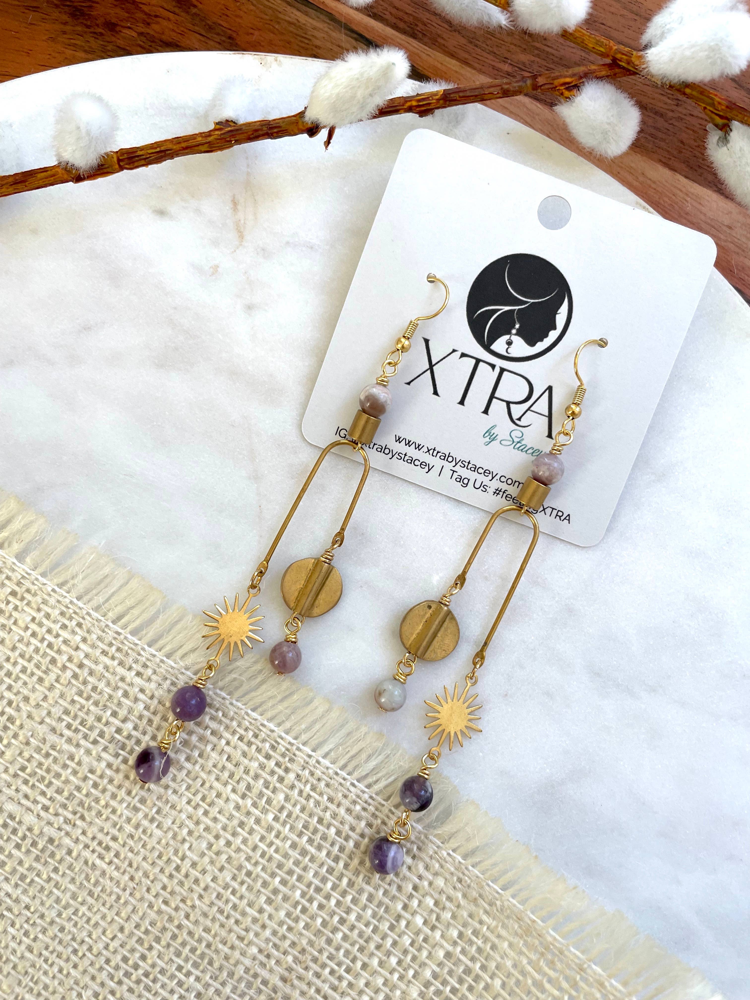 The Pisces Earring - Amethyst, photo 8 of 8