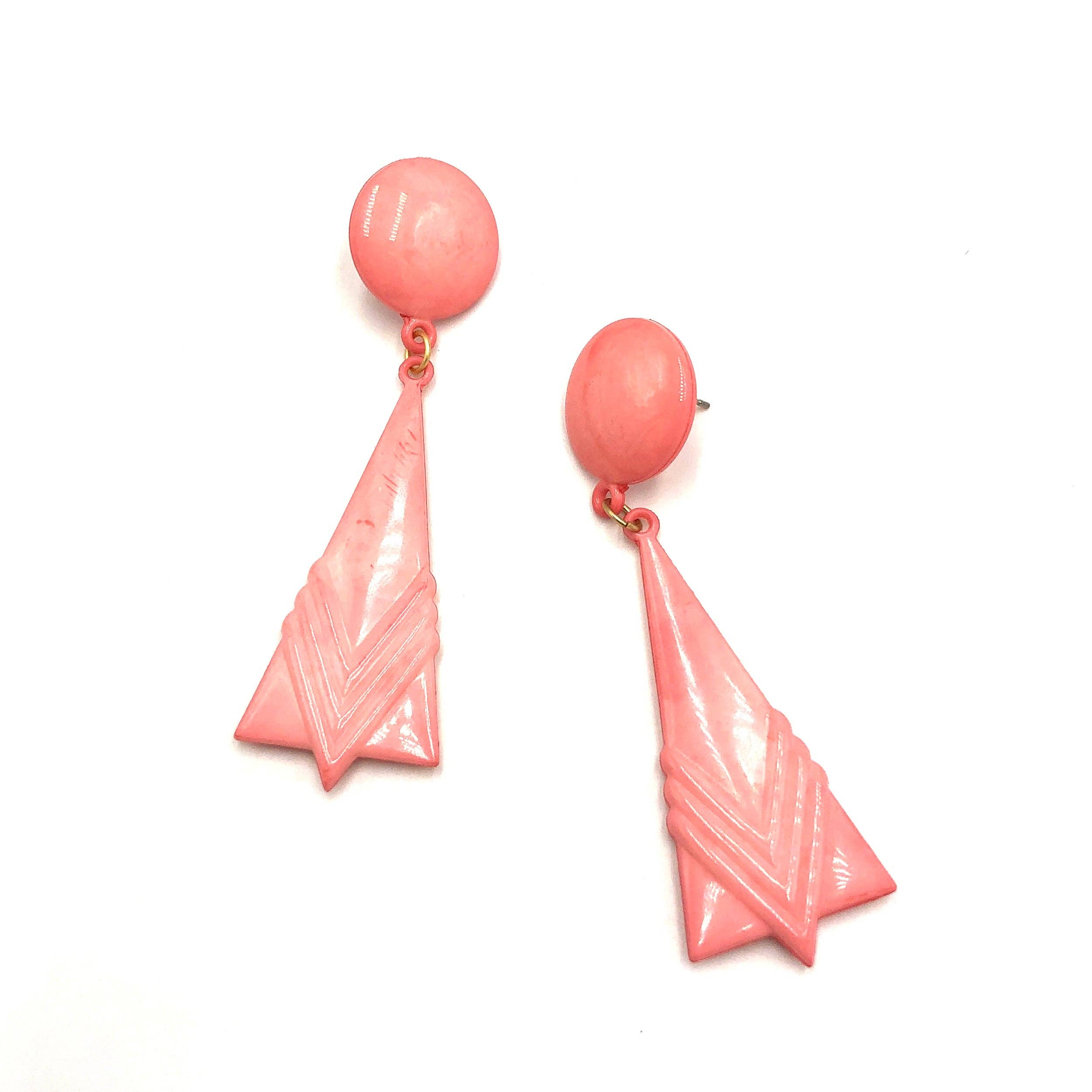 Peach Pink Paris Earrings, photo 3 of 4