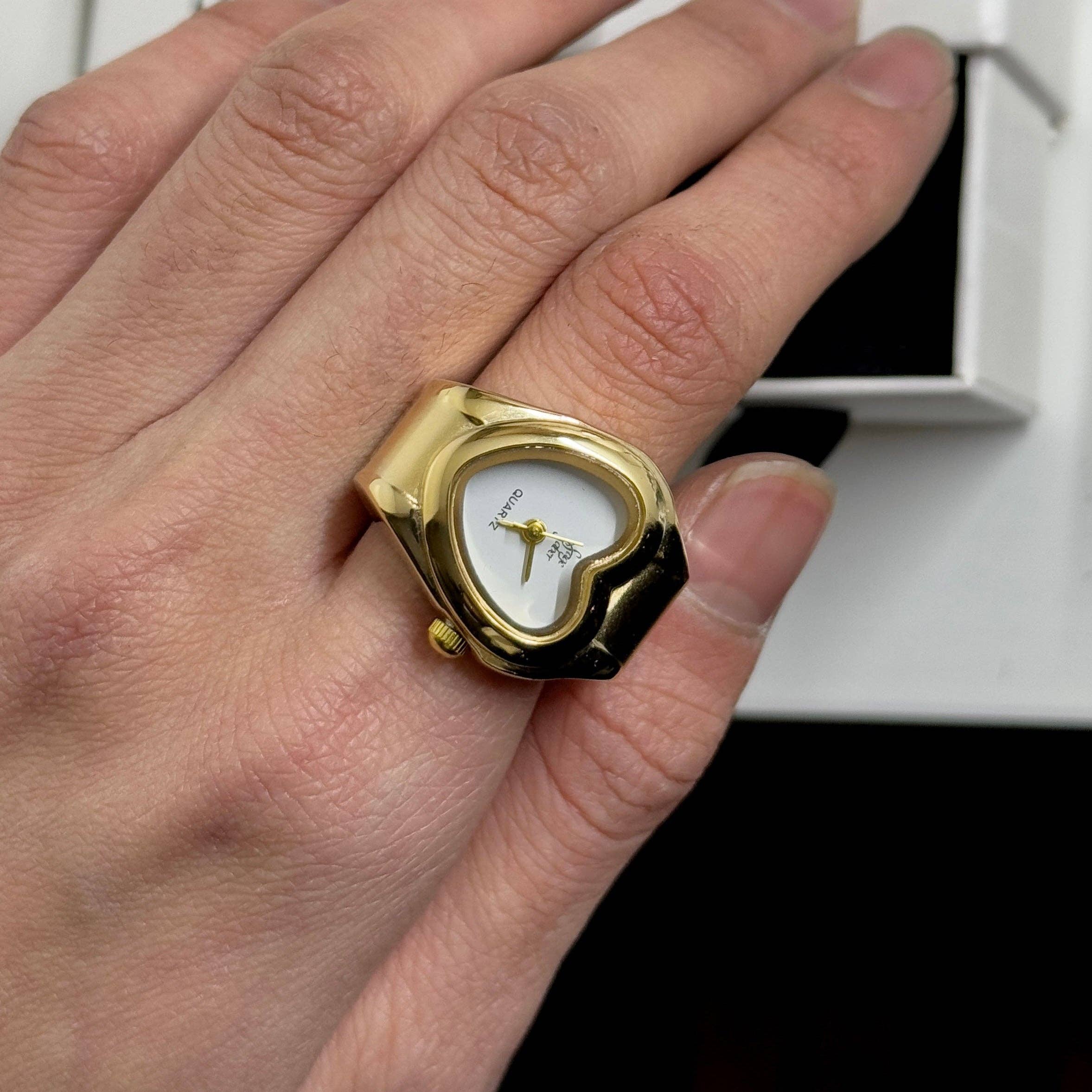 Gold Branded Watch Ring, photo 1 of 8