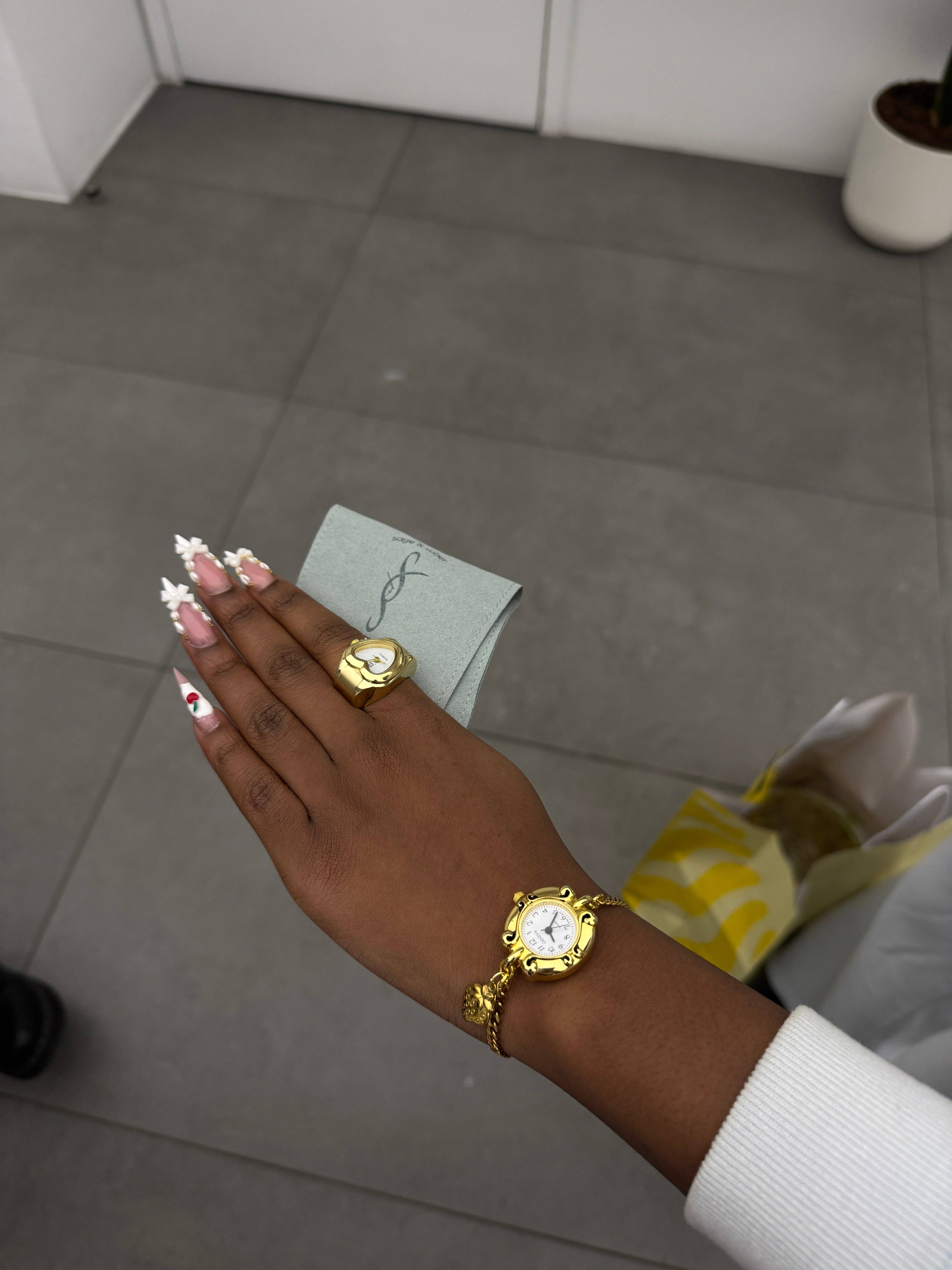 Gold Branded Watch Ring, photo 5 of 8