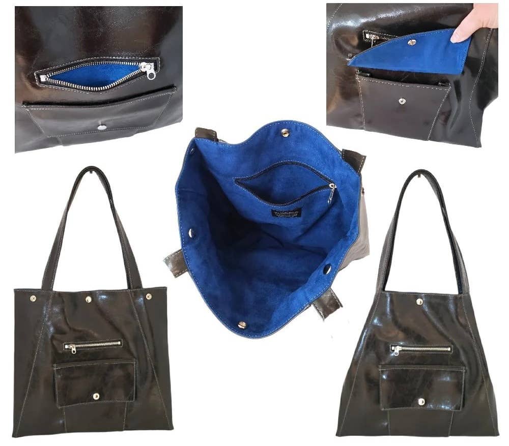 Metier Tote for laptops Machine Washable Bags made in USA - Wine, photo 4 of 7