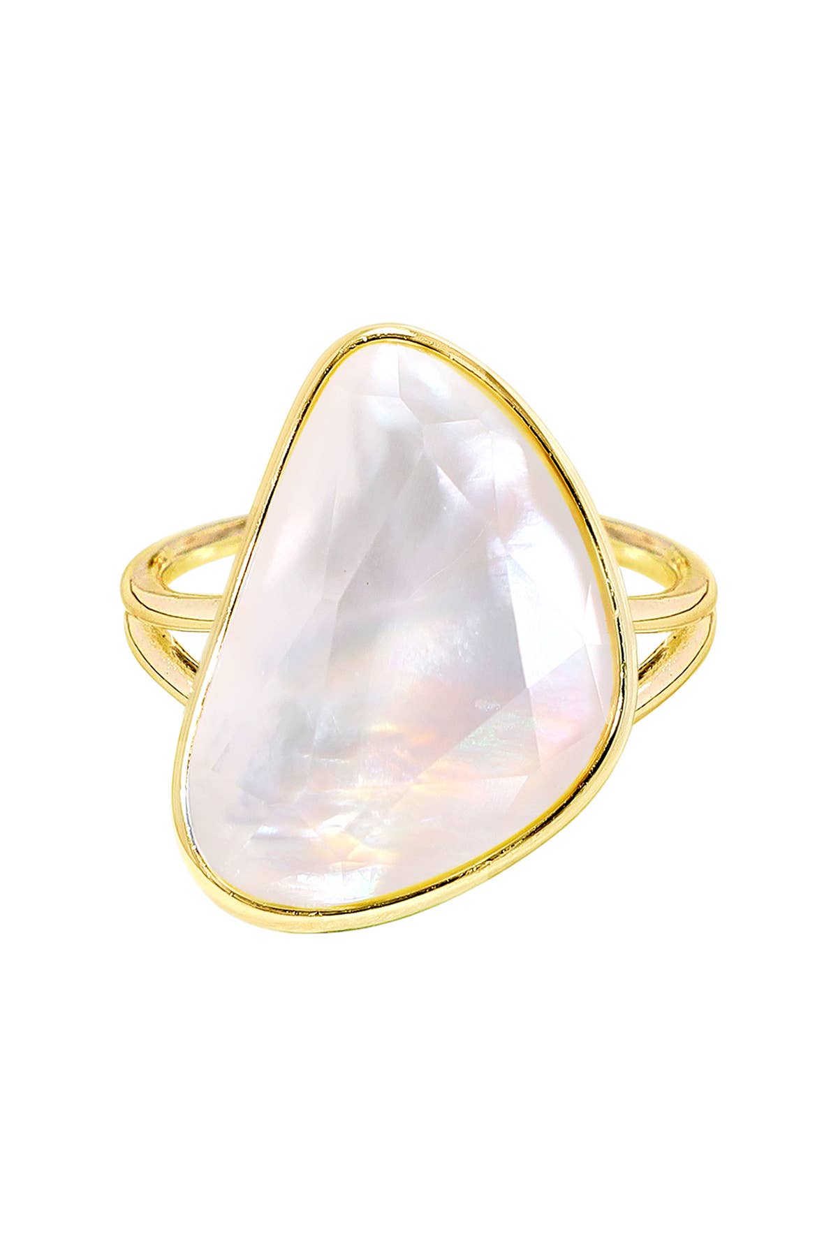 Mother Of Pearl Ring - size 9, photo 1 of 3