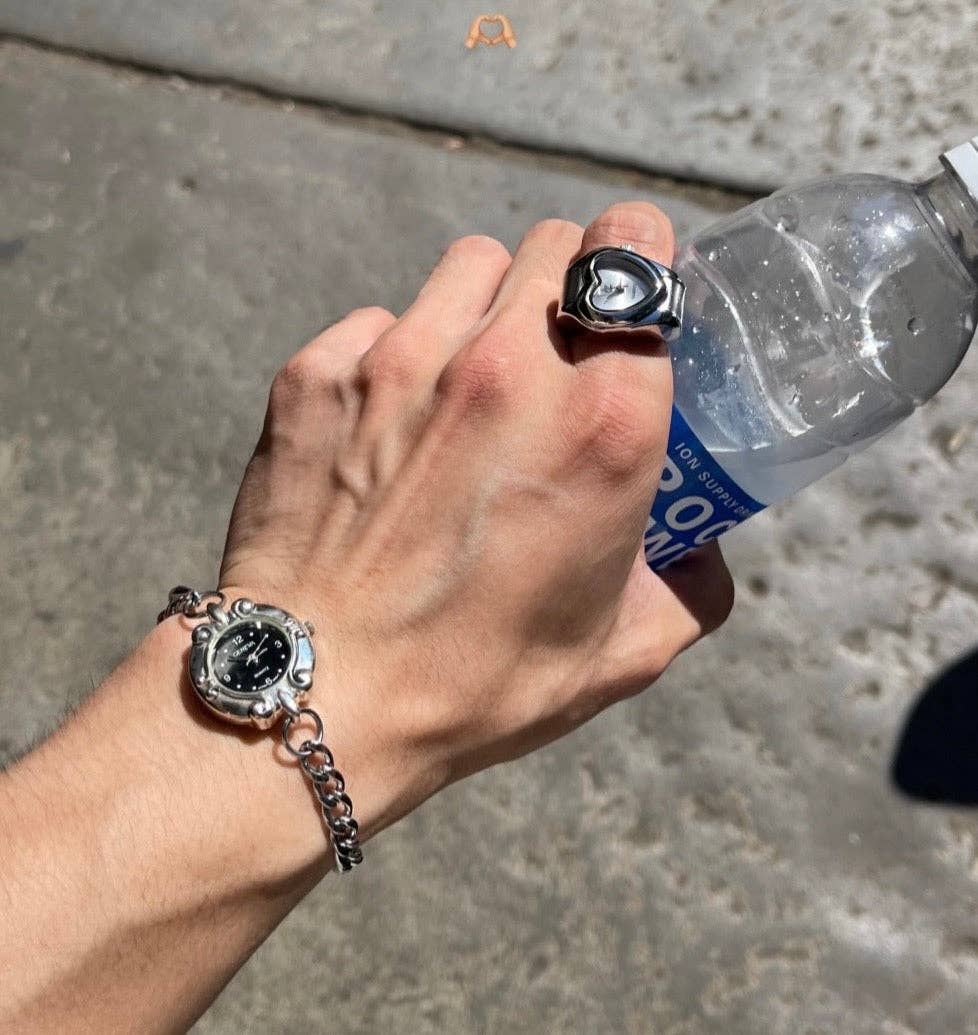 Silver Branded Watch Ring, photo 5 of 8