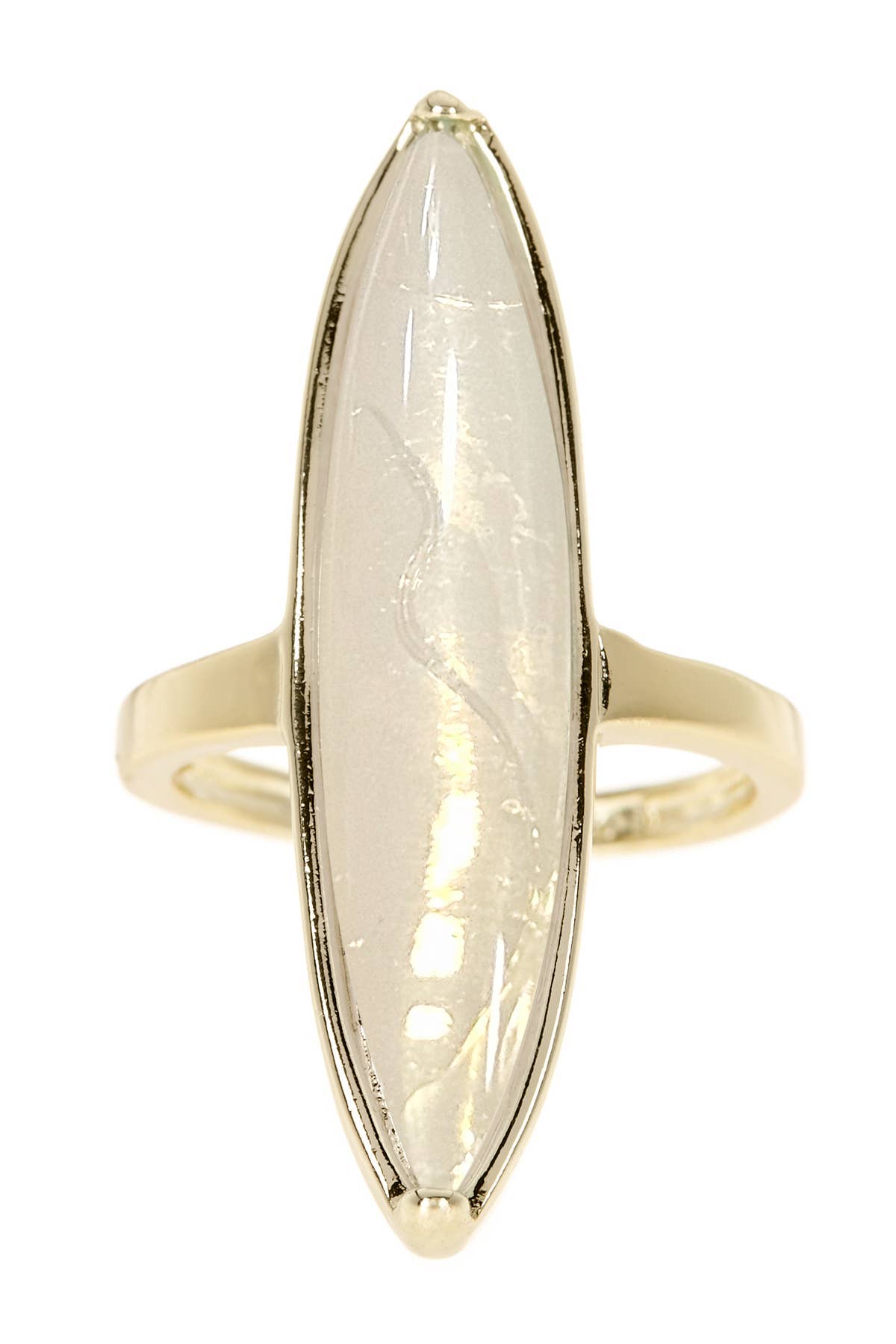 Moonstone Crystal Marquise Ring, photo 1 of 3