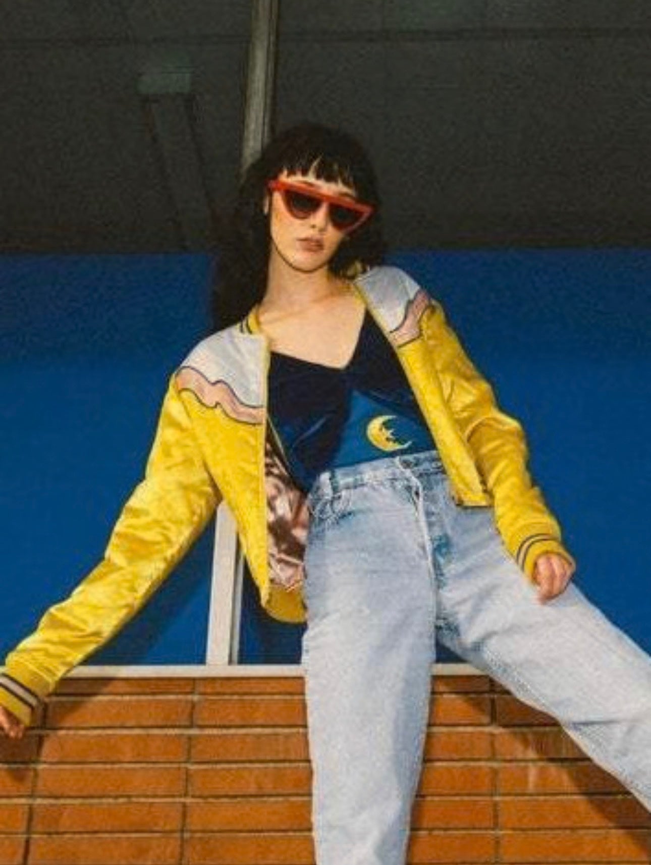 Dolly Western Mustard Bomber Jacket, photo 3 of 8