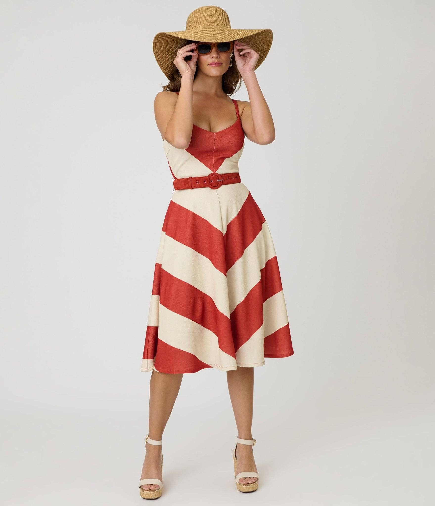 Chevron Midi Dress - Large - XLarge, photo 1 of 4