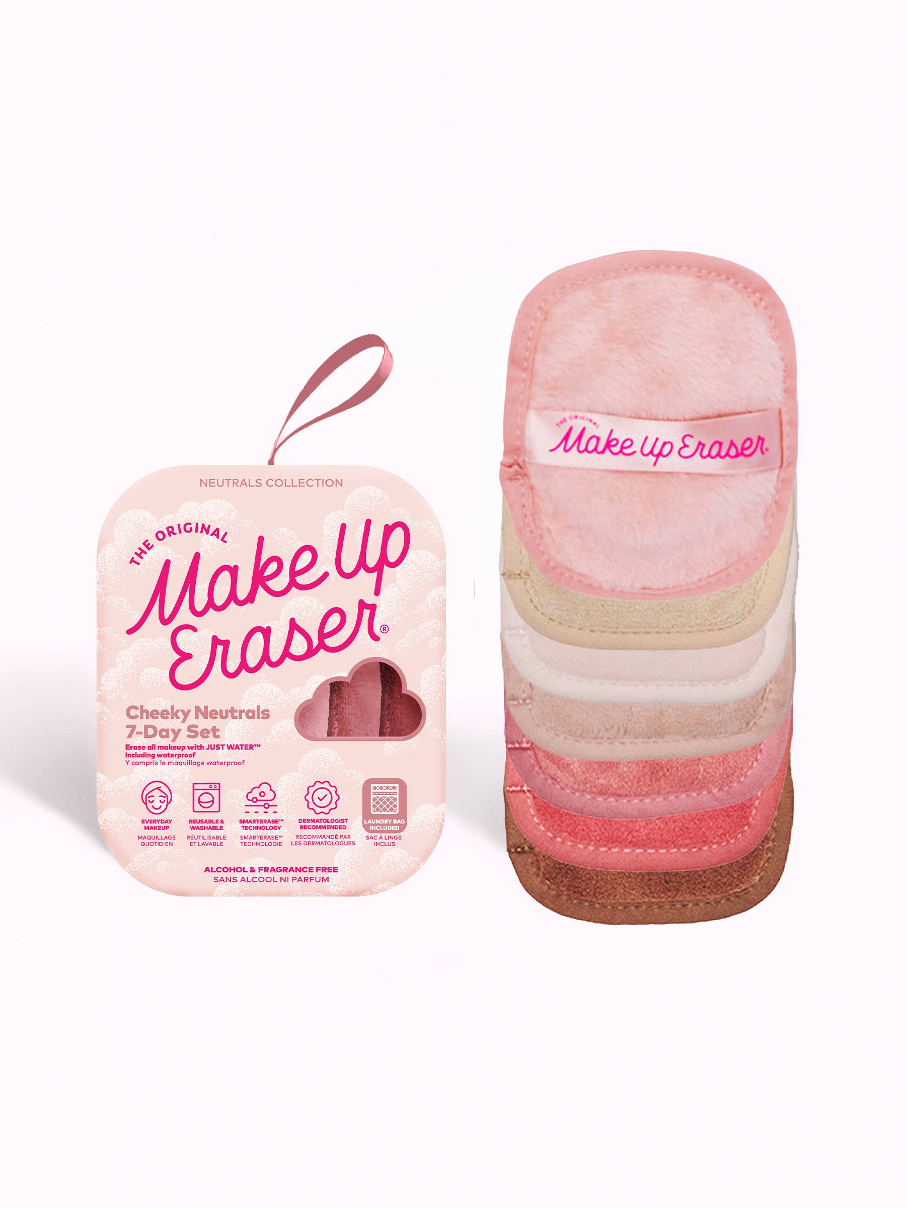 Sweet Cheeks MakeUp Eraser 7-Day Set | Blush/Pink Neutrals, photo 3 of 6