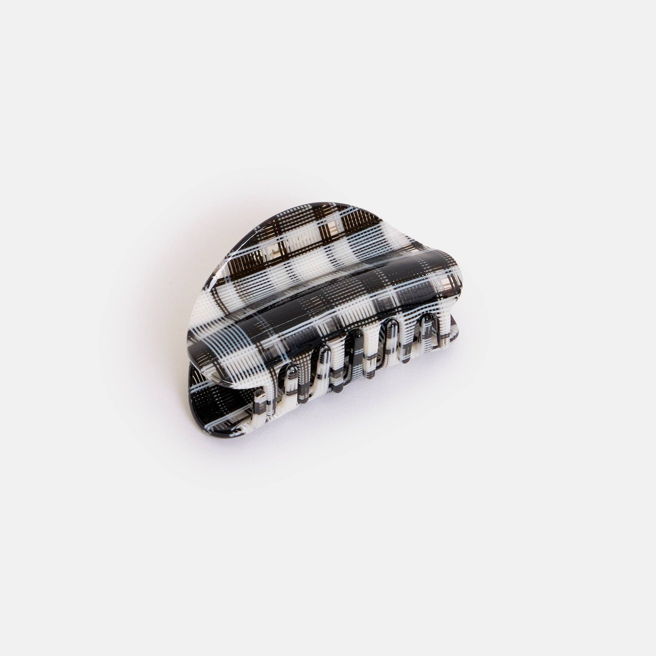 Juno Claw in Black + White Plaid, photo 1 of 4