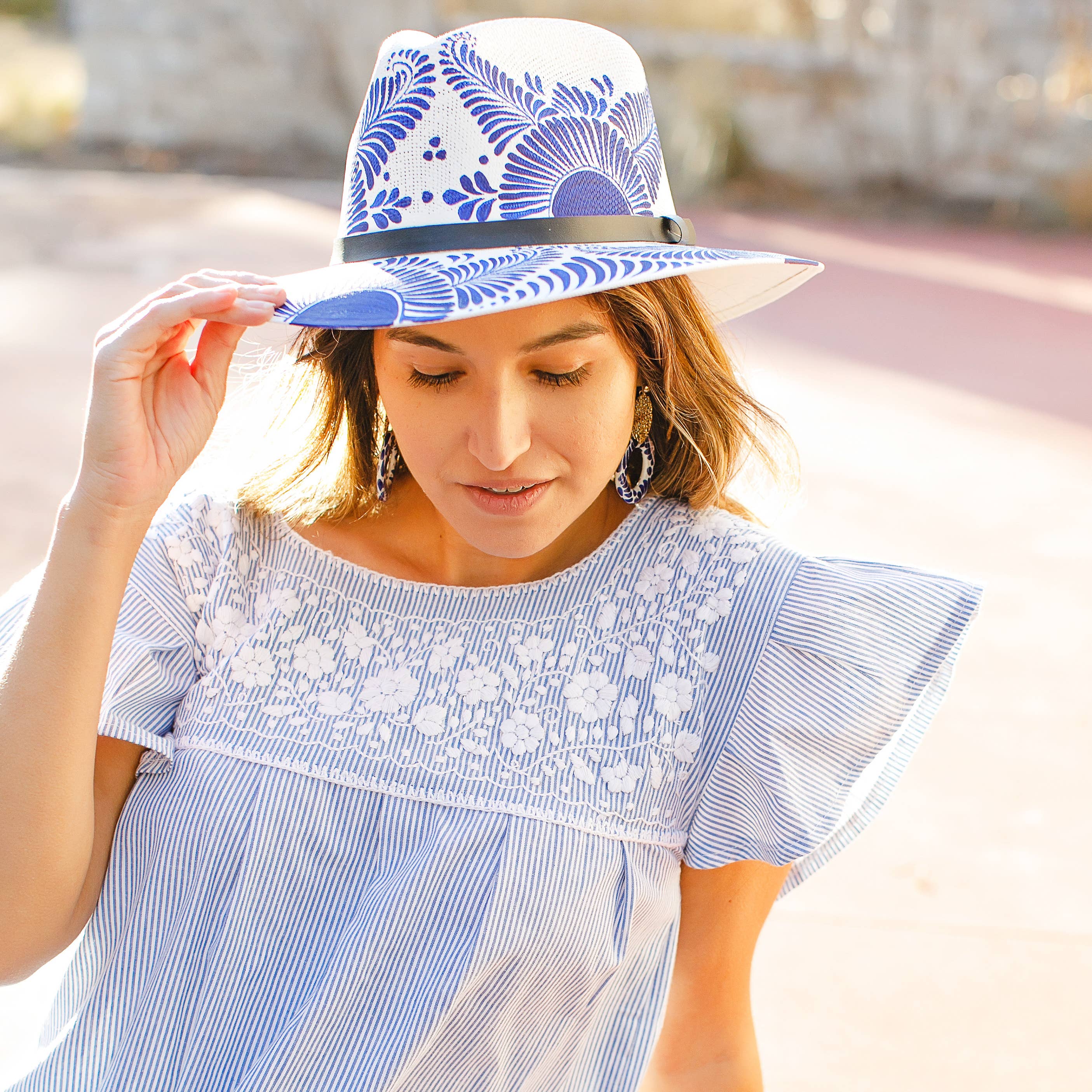 Hand Painted - Blue and White, photo 3 of 4