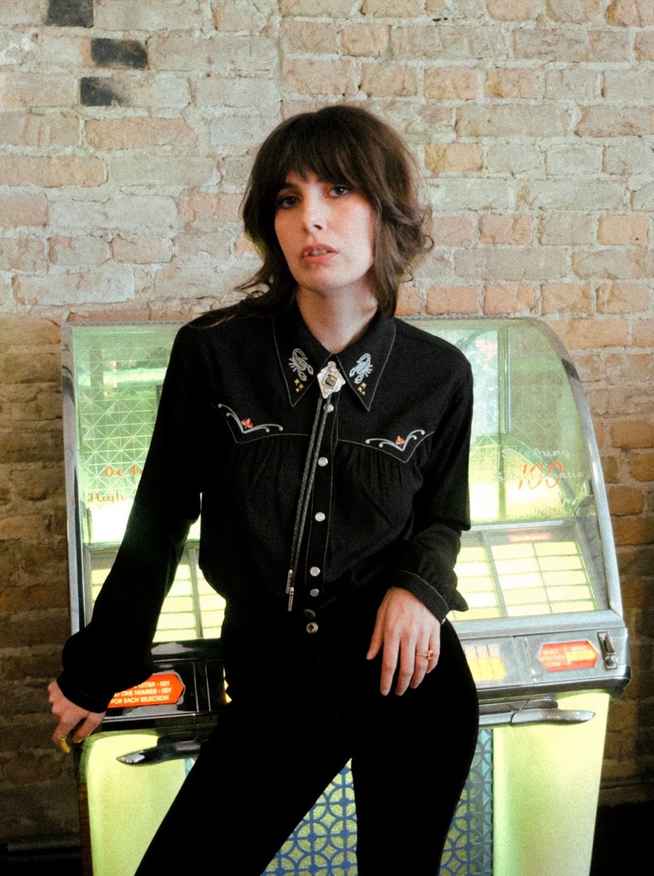 Black Desperado Pearl Snap Shirt, photo 1 of 8