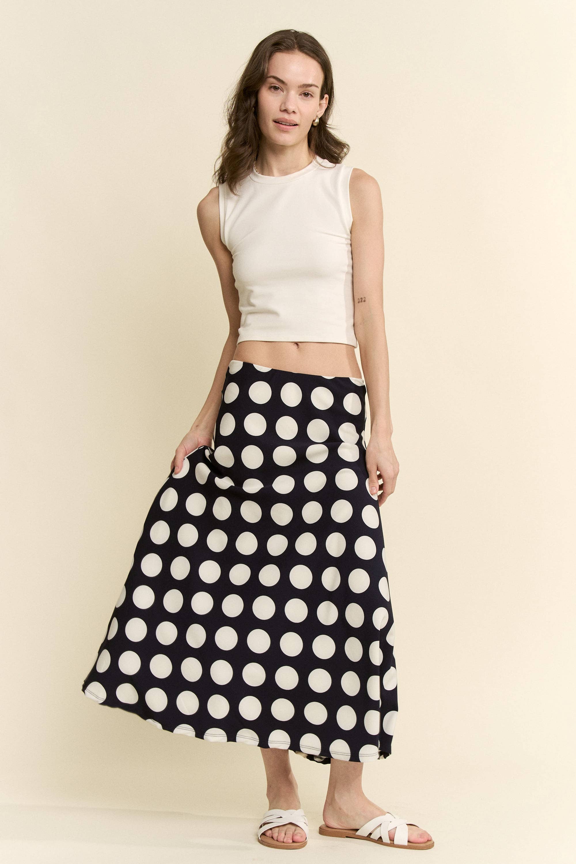 POLKA DOT MIDI SKIRT, photo 8 of 8