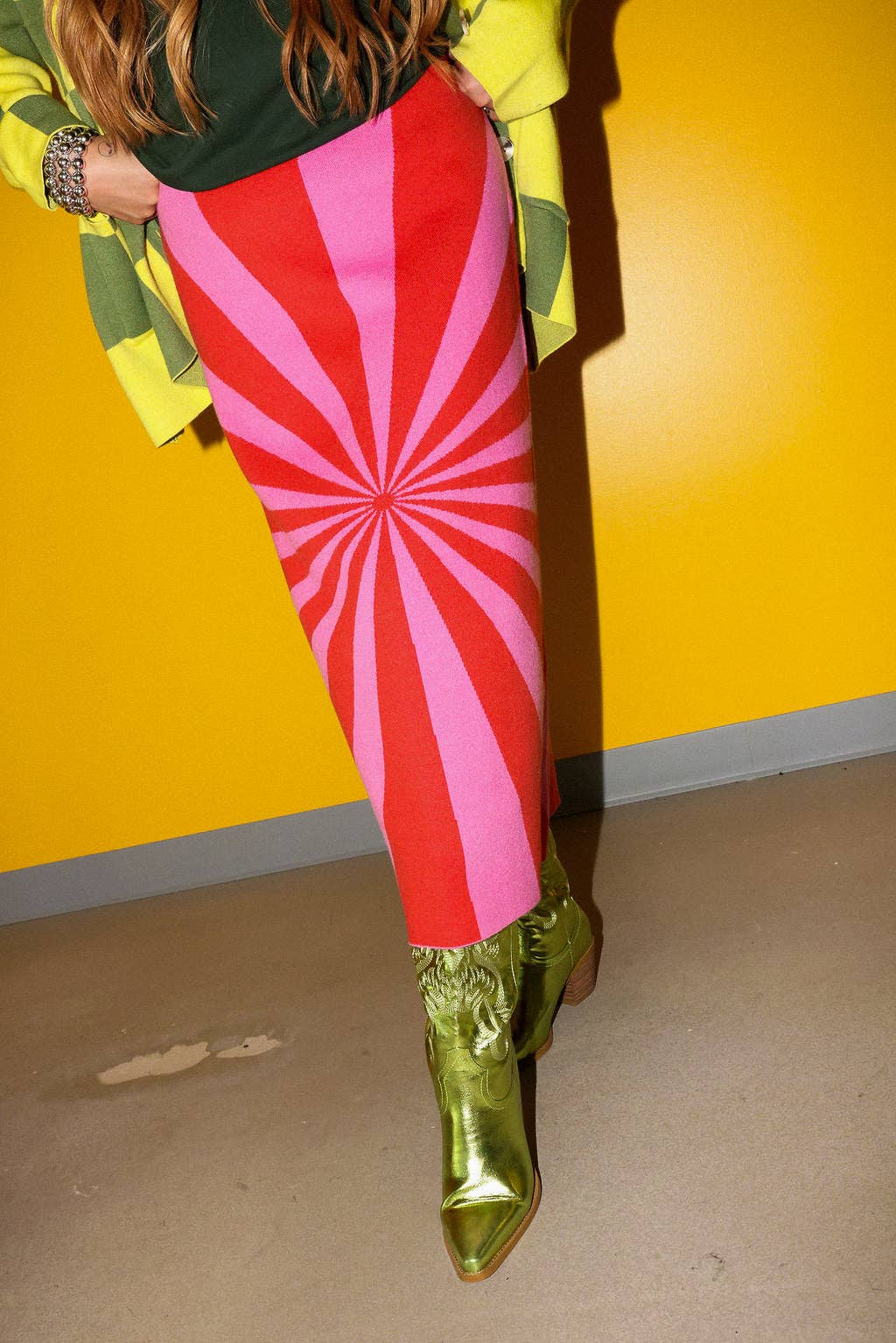 I'm Spiraling Midi Skirt, photo 2 of 8