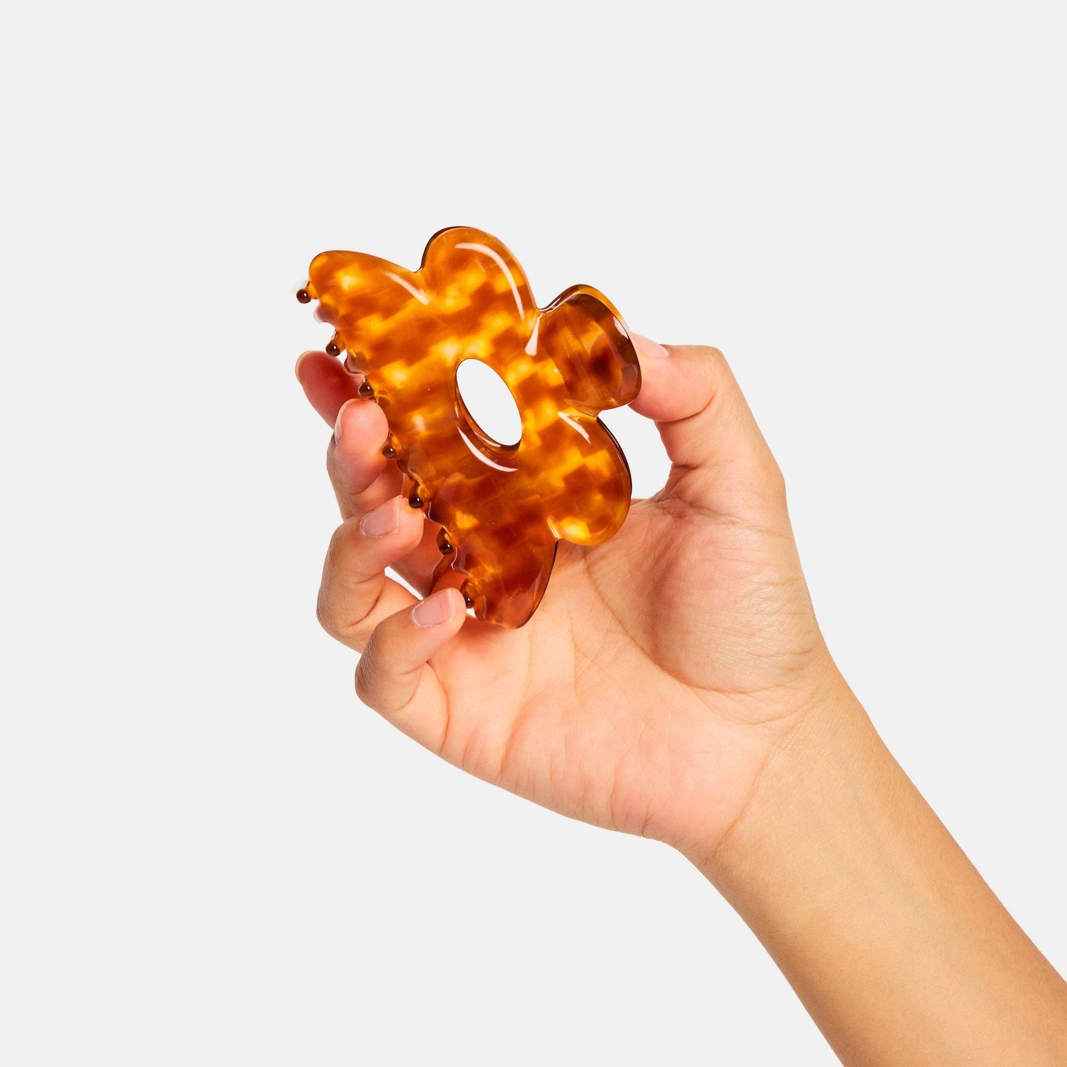 Flower Claw in Honey Check, photo 4 of 6