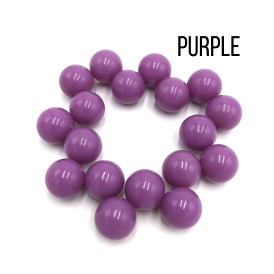 Chunky Button Stackable Stretch Bracelet Purple, photo 1 of 2