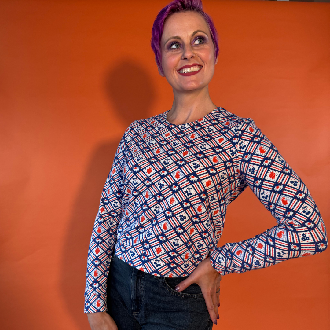 Fruit Picnic French Terry Pullover, photo 1 of 6