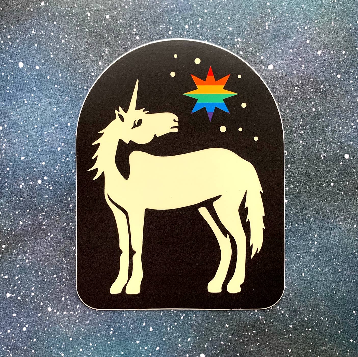 Pride/Unicorn/Rainbow Bumper Sticker, Durable vinyl decal, photo 5 of 5