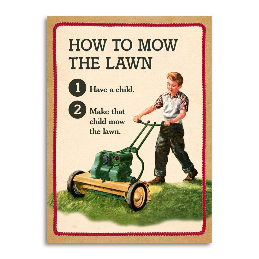 How to Mow the Lawn, photo 1 of 5