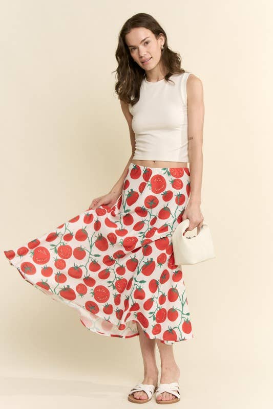 TOMATO MIDI SKIRT, photo 1 of 8