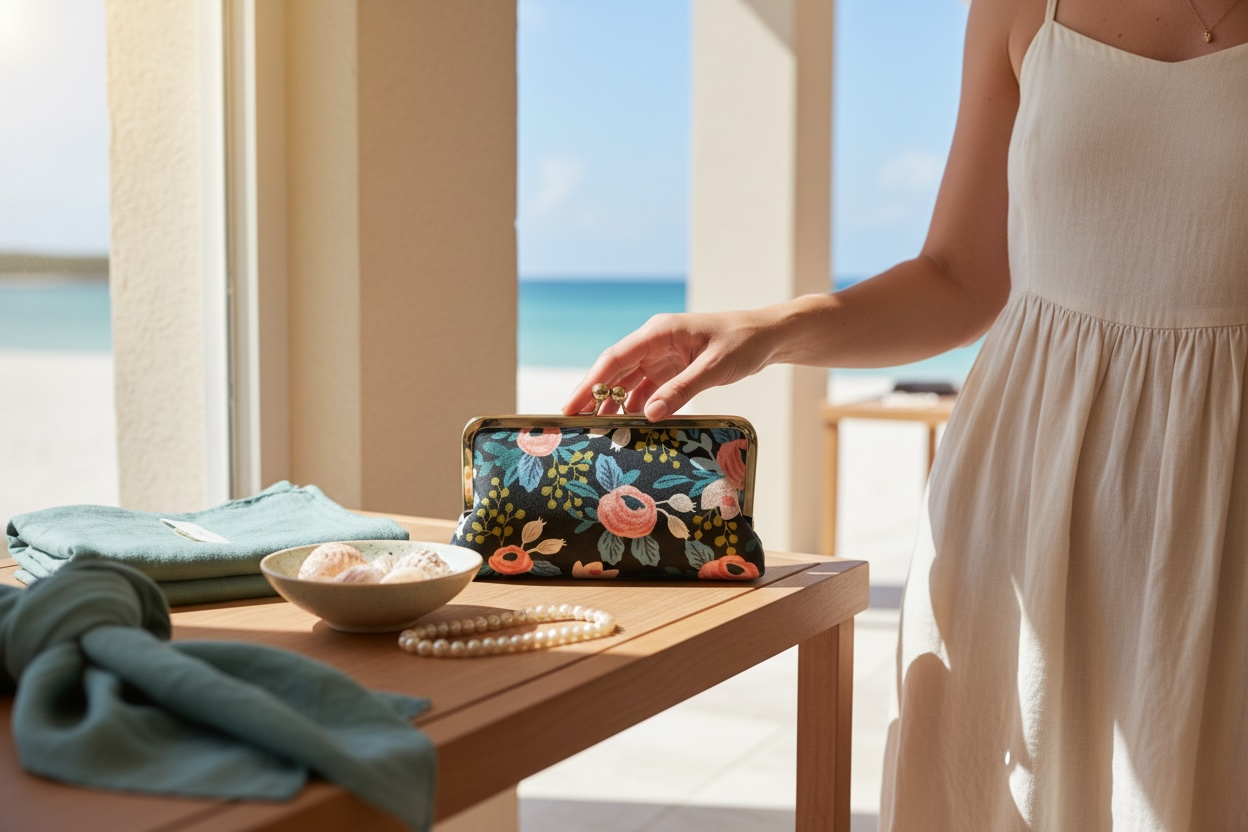 MIDI Clutch Purse Rosa, photo 3 of 4