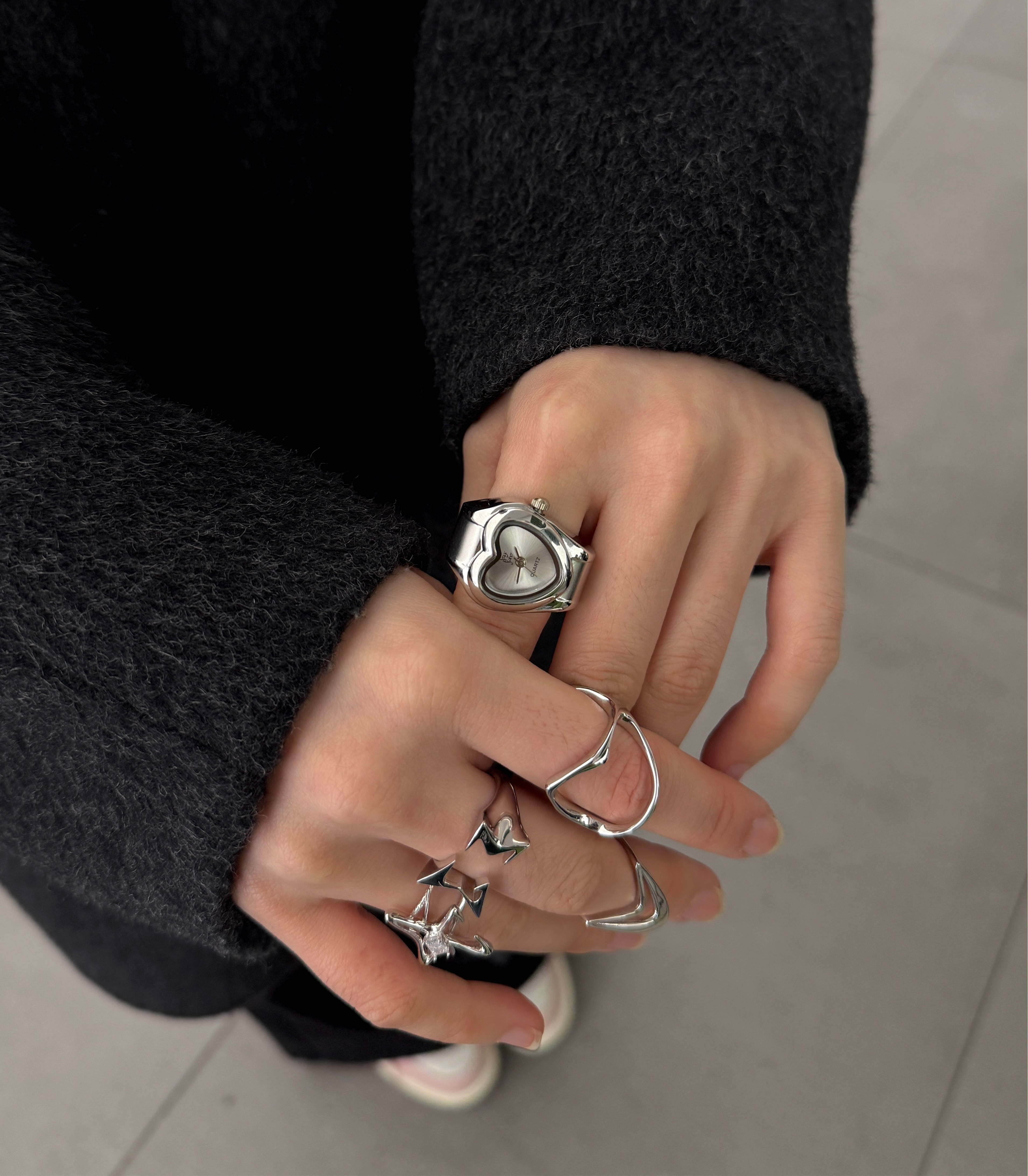 Silver Branded Watch Ring, photo 3 of 8