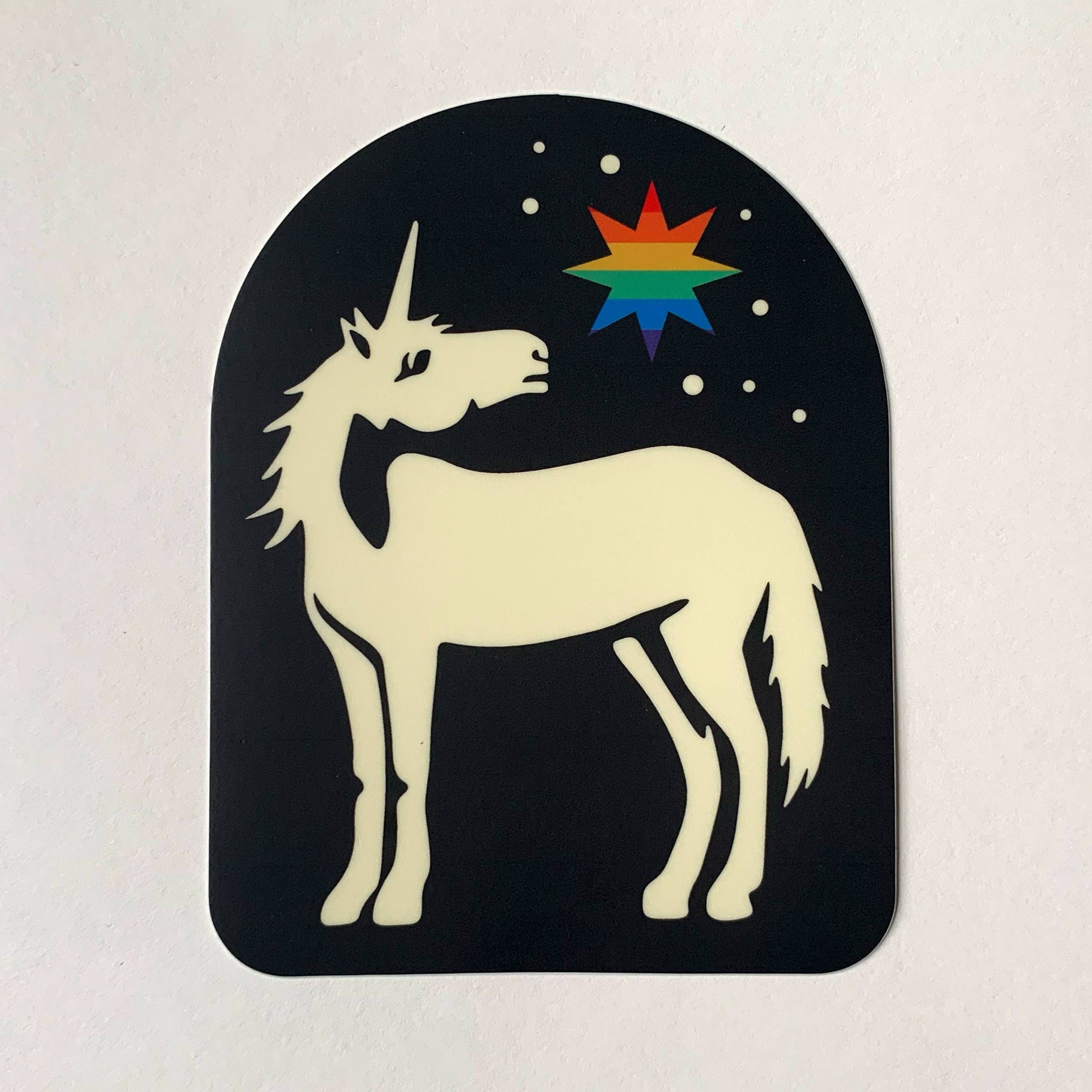 Pride/Unicorn/Rainbow Bumper Sticker, Durable vinyl decal, photo 3 of 5