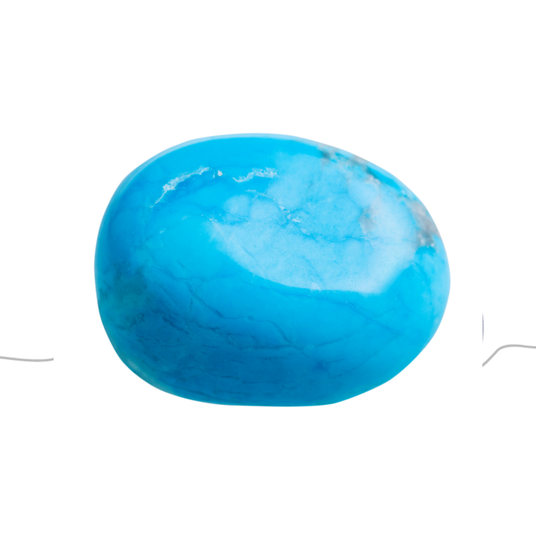 Blue Howlite Polished Tumbled Crystal, photo 2 of 4