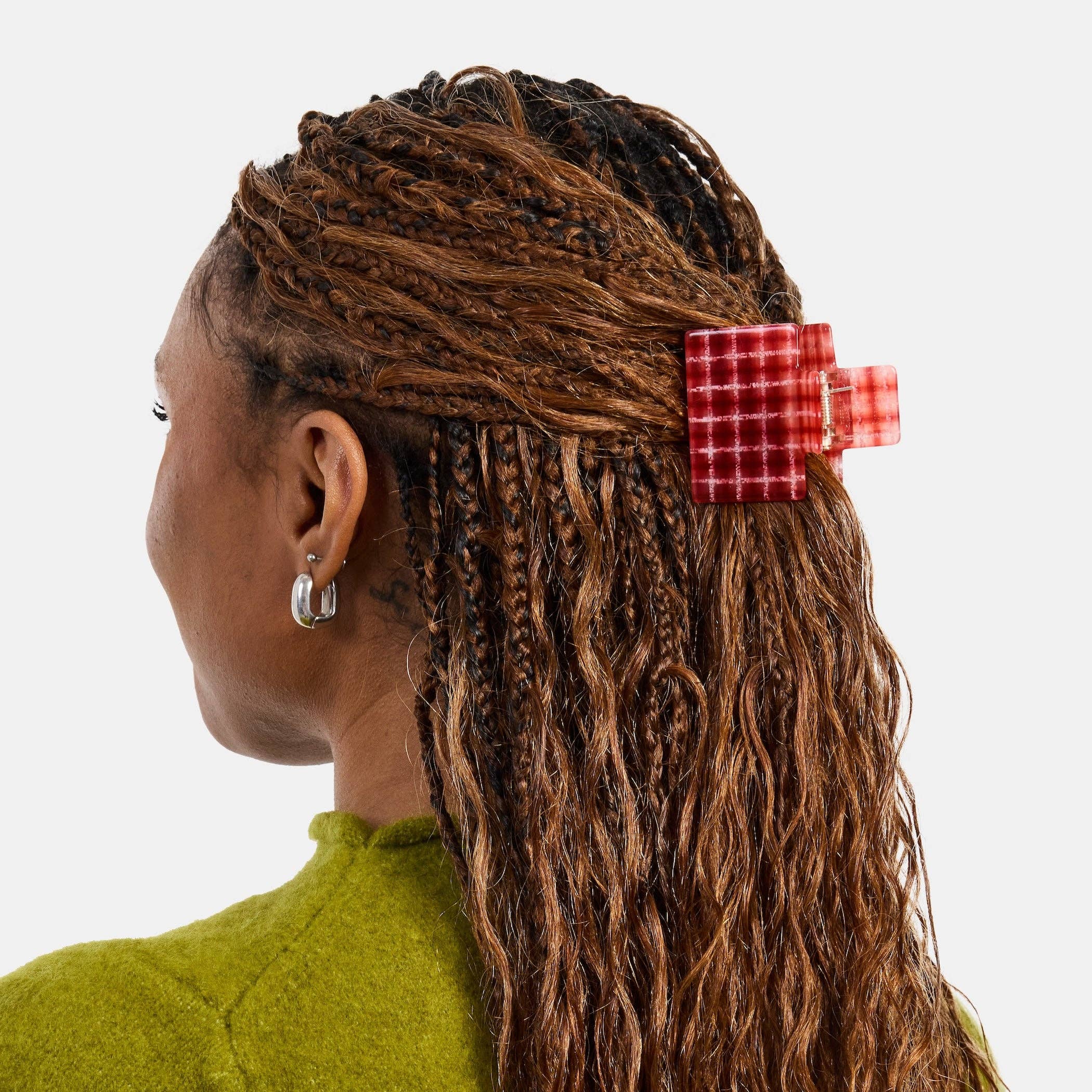 Box Claw-Red Plaid, photo 2 of 4