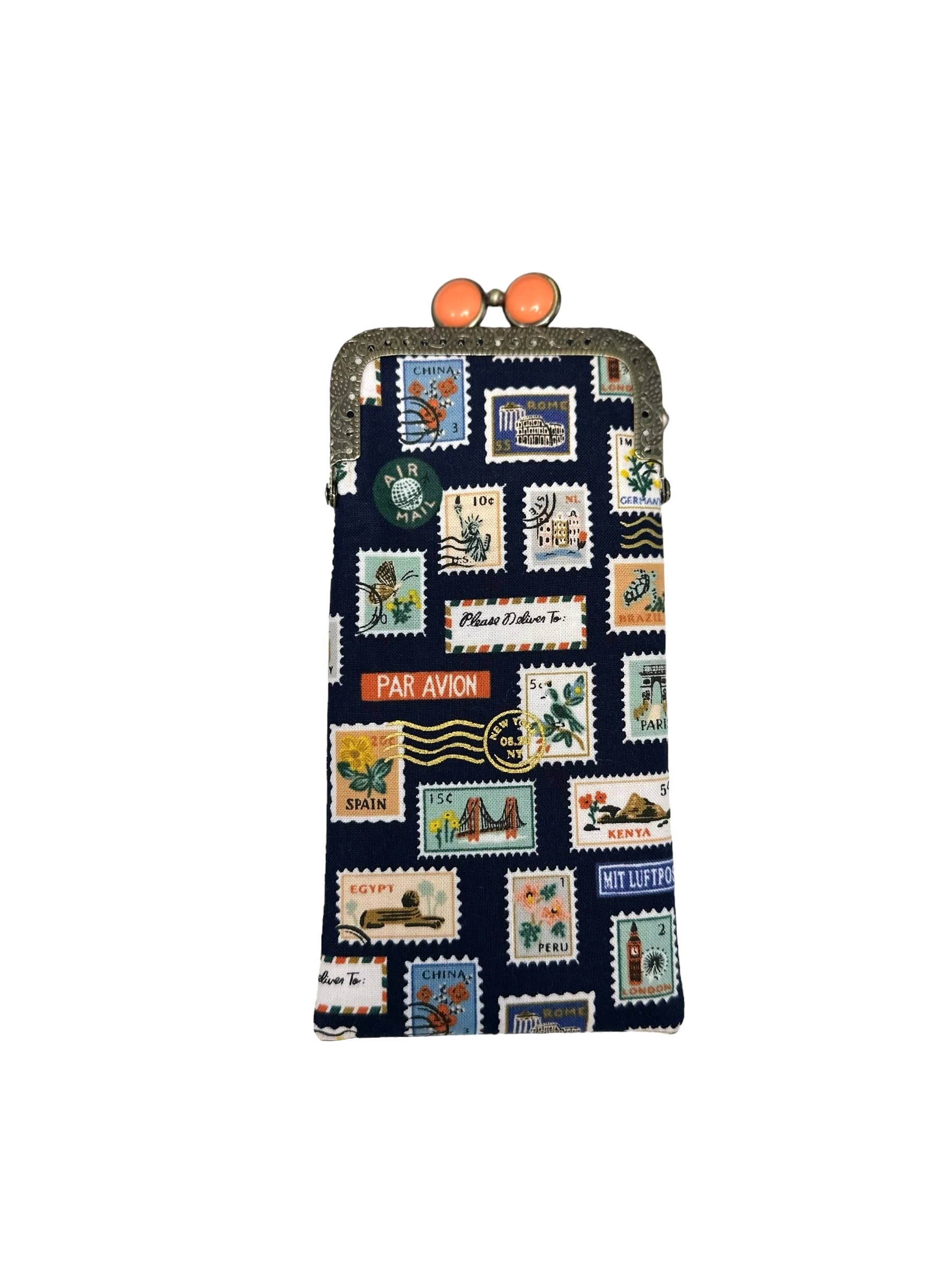 Eyeglass Case - Travel Stamps, photo 4 of 8
