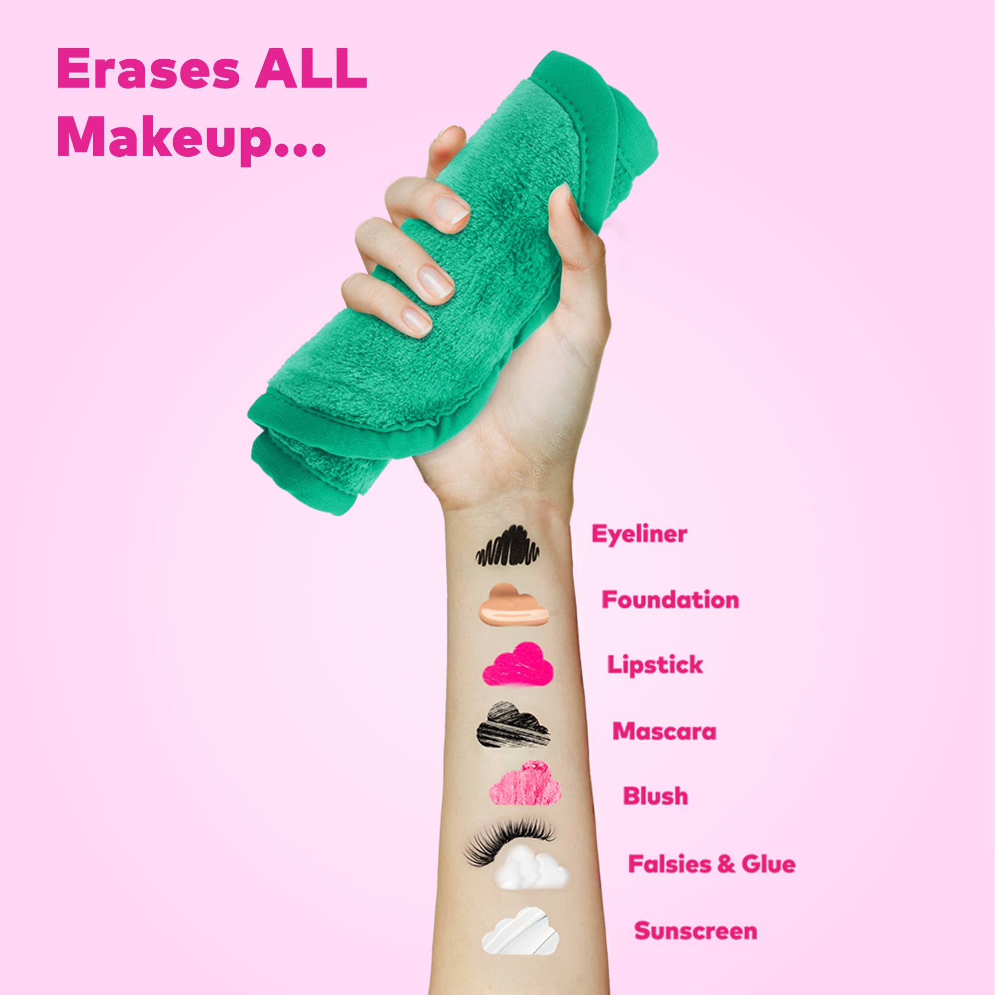 Green PRO | 100% Recycled MakeUp Eraser, photo 7 of 7